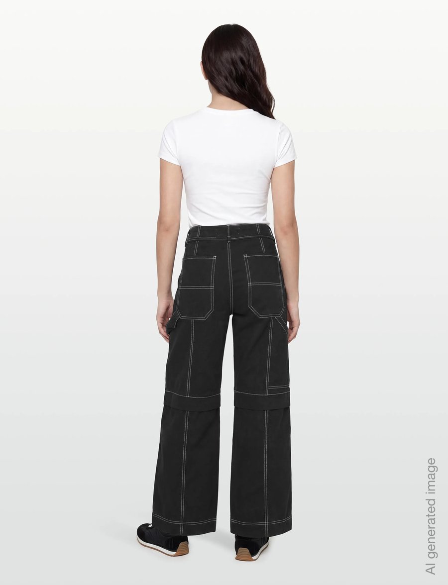 Day Birger et Mikkelsen - Scott - Canvas Twill - cargo-hosen - black - 4