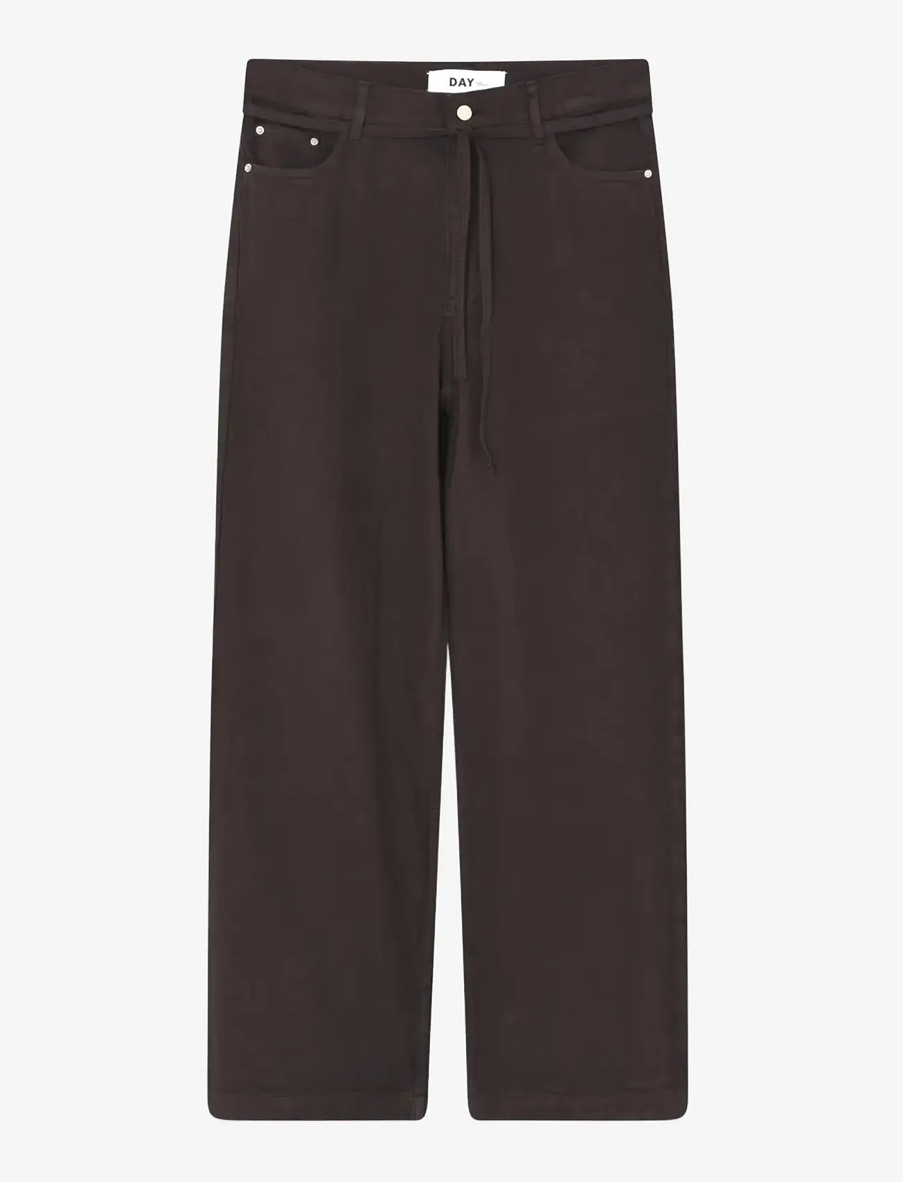 Day Birger et Mikkelsen - Elijah - Soft Canvas Twill - hosen mit weitem bein - java - 0