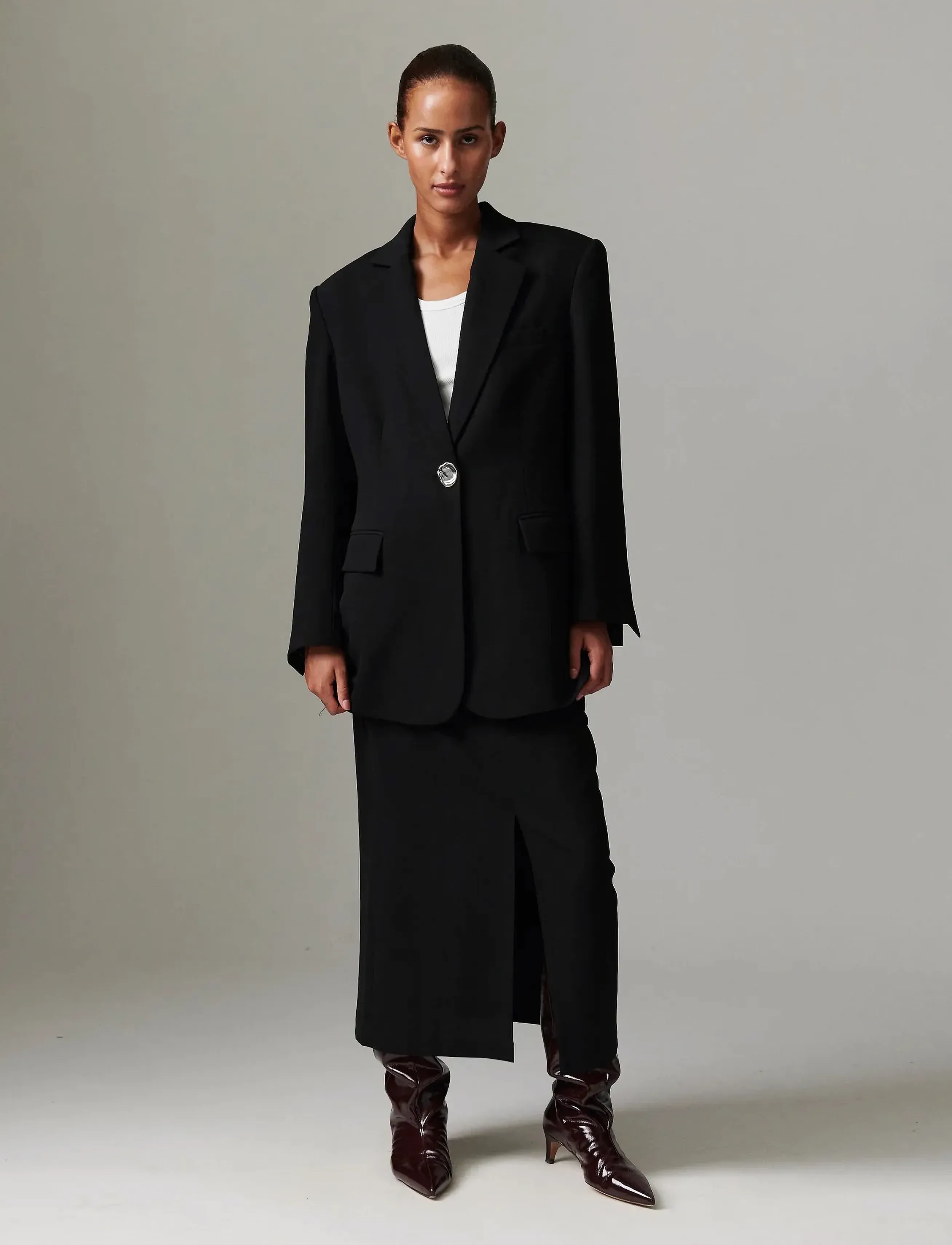 Day Birger et Mikkelsen - Eltona - Classic Gabardine - yksiriviset bleiserit - black - 3