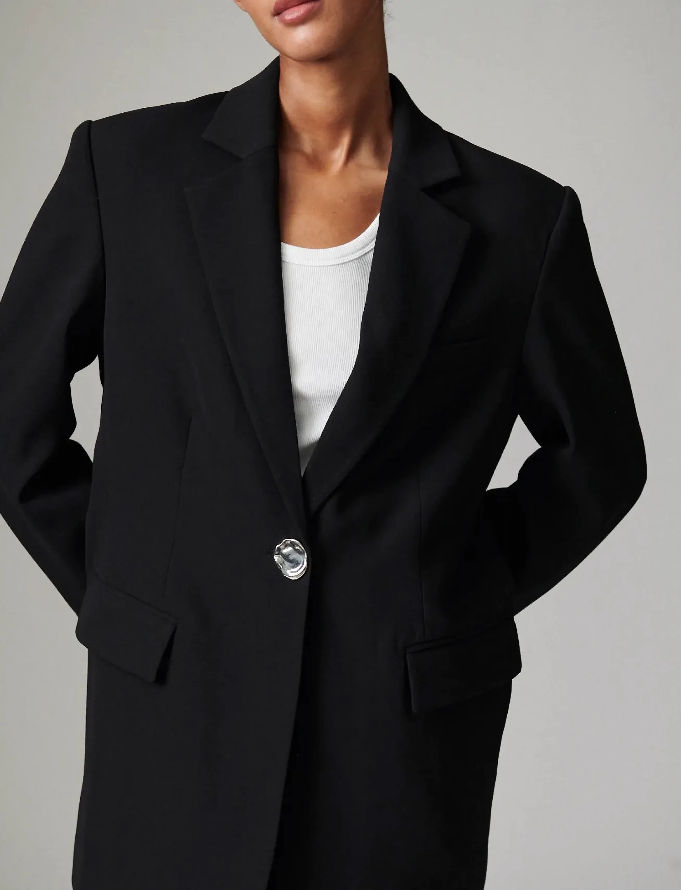 Day Birger et Mikkelsen - Eltona - Classic Gabardine - blazers met één knopenrij - black - 4