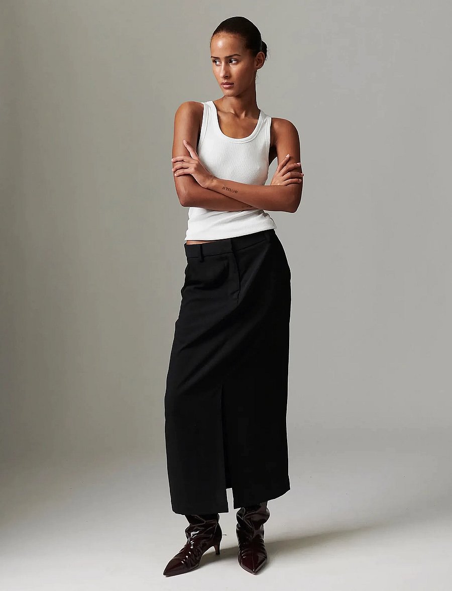Day Birger et Mikkelsen - Anno - Classic Garbardine - midi kjolar - black - 0