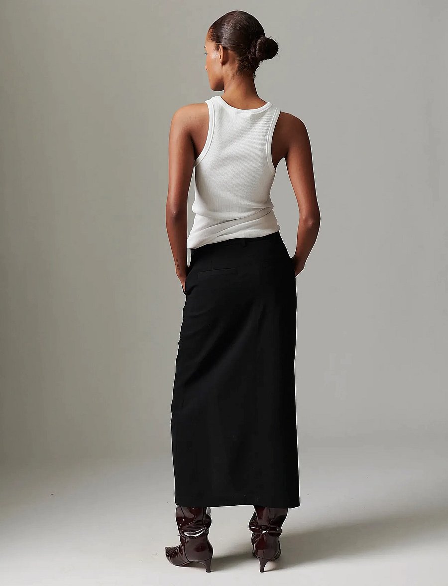 Day Birger et Mikkelsen - Anno - Classic Garbardine - midi kjolar - black - 3