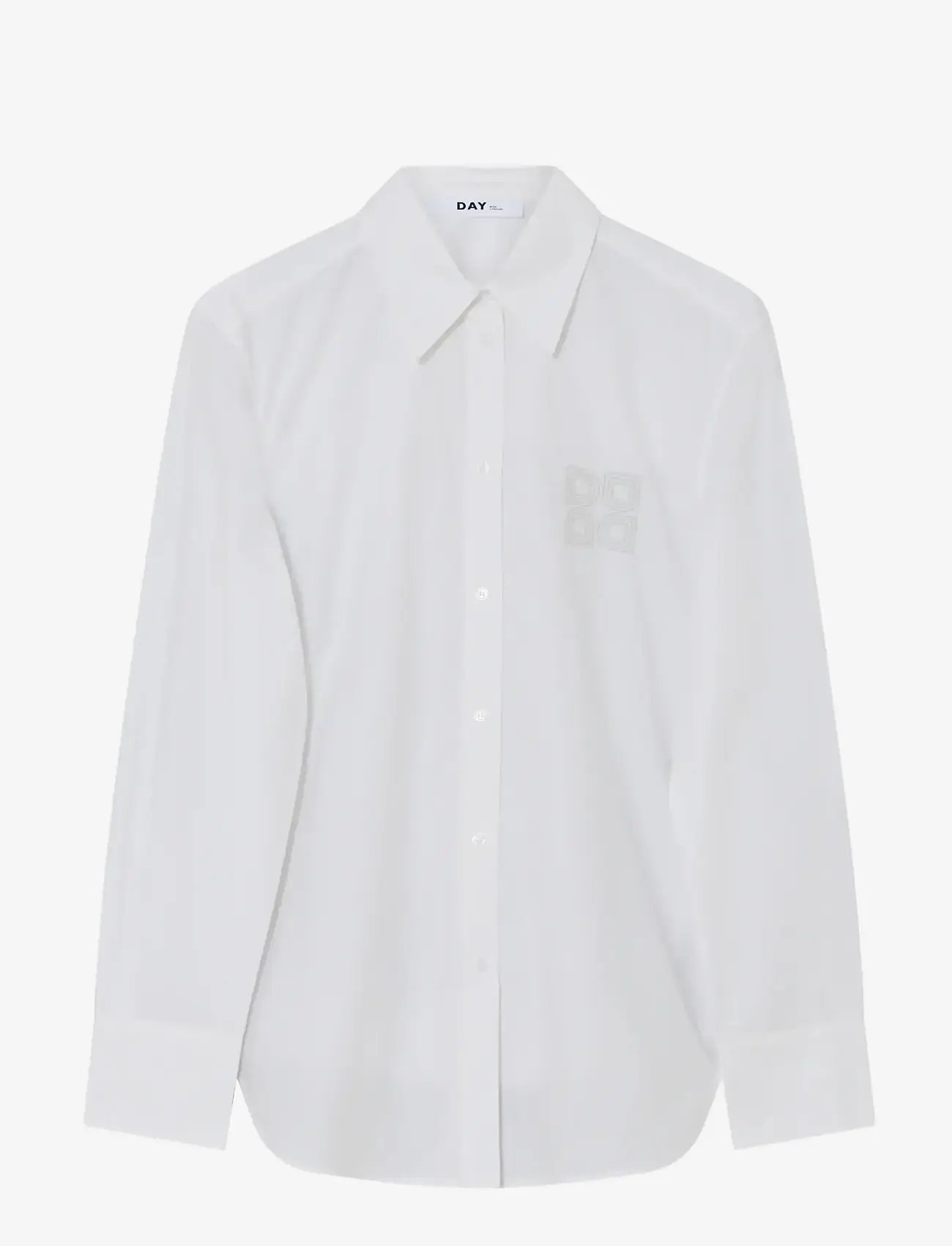 Day Birger et Mikkelsen - Jojo - Poplina - denim shirts - bright white - 0