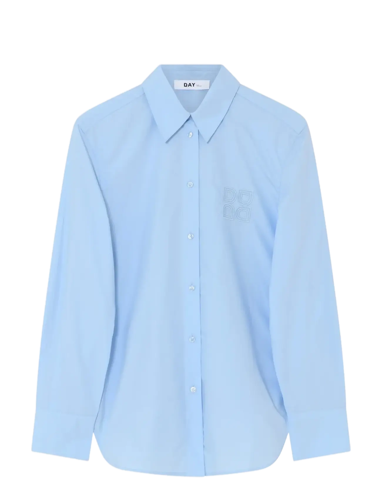 Day Birger et Mikkelsen Jojo - Poplina - Tøj - CHAMBRAY BLUE / blue