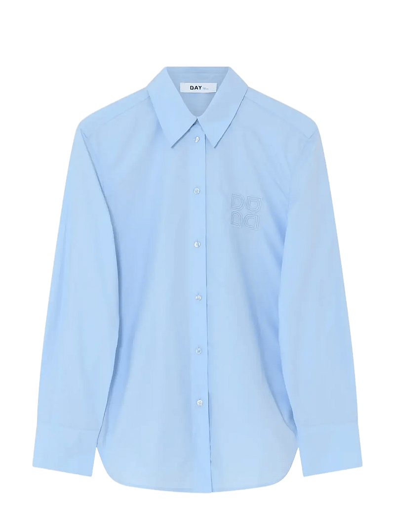 Day Birger et Mikkelsen - Jojo - Poplina - denimskjorter - chambray blue - 1