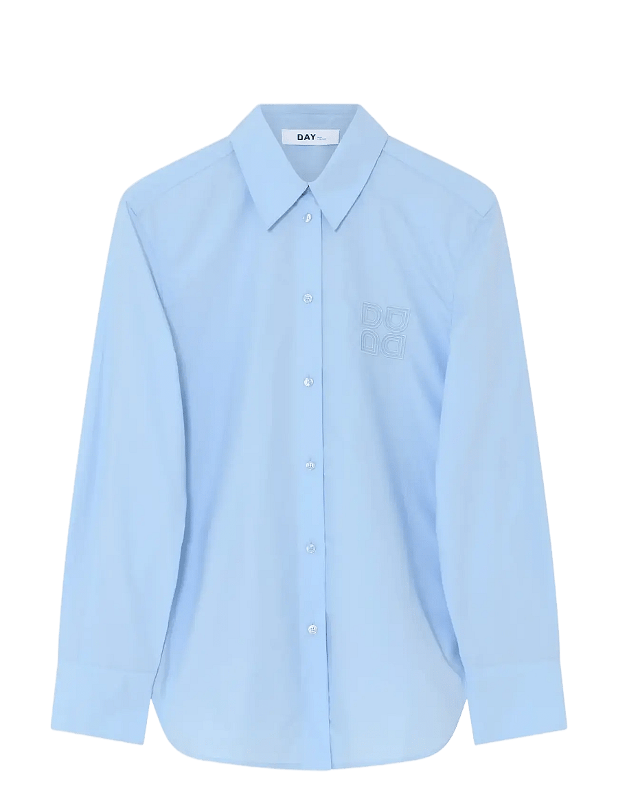 Day Birger et Mikkelsen - Jojo - Poplina - jeansblouses - chambray blue - 1