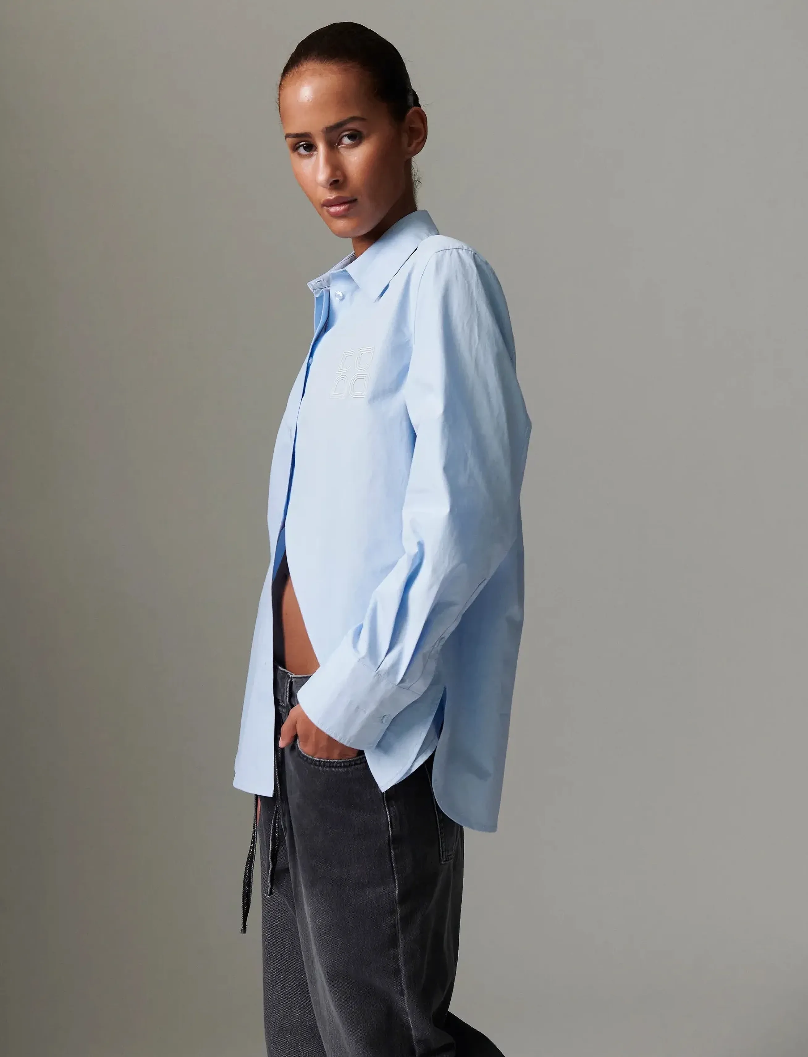 Day Birger et Mikkelsen - Jojo - Poplina - jeansblouses - chambray blue - 4