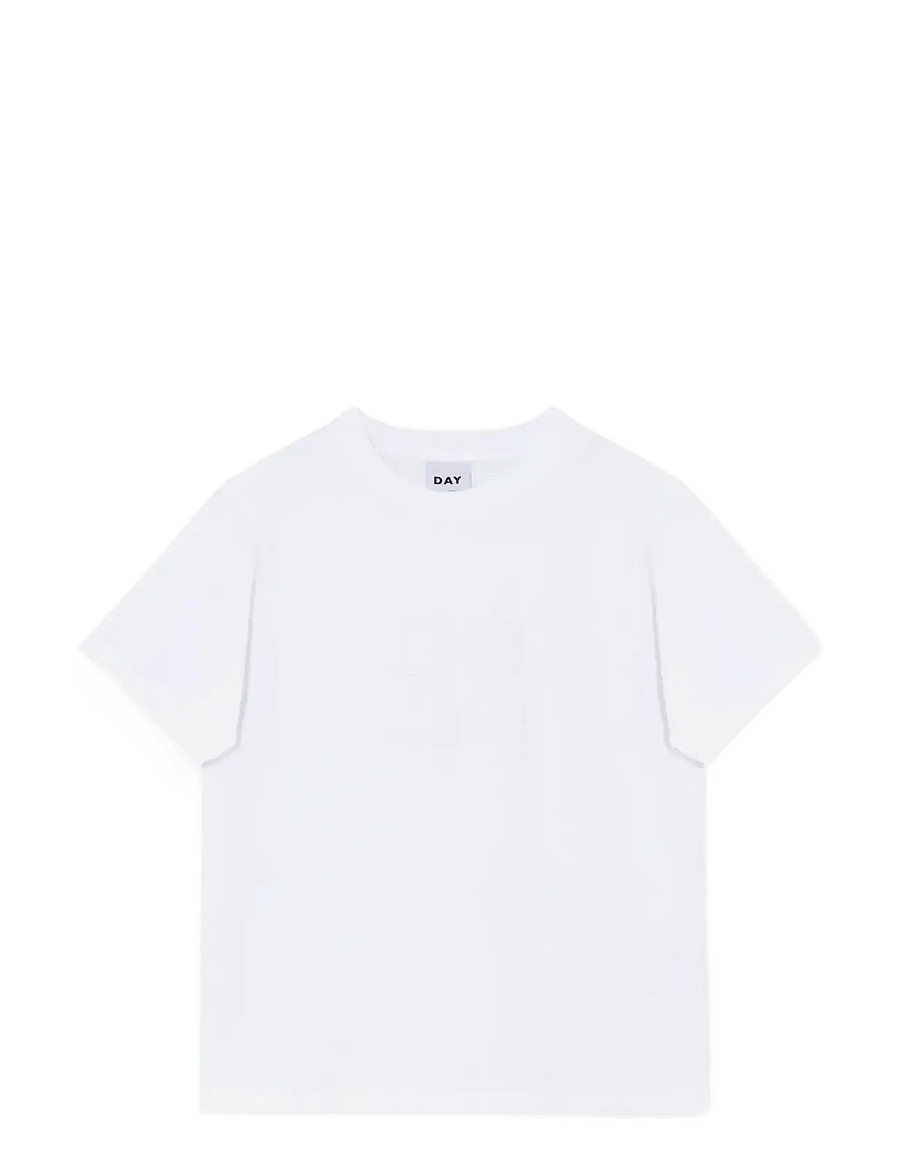 Day Birger et Mikkelsen - Parry Logo- Heavy Jersey - t-shirts & tops - bright white - 1