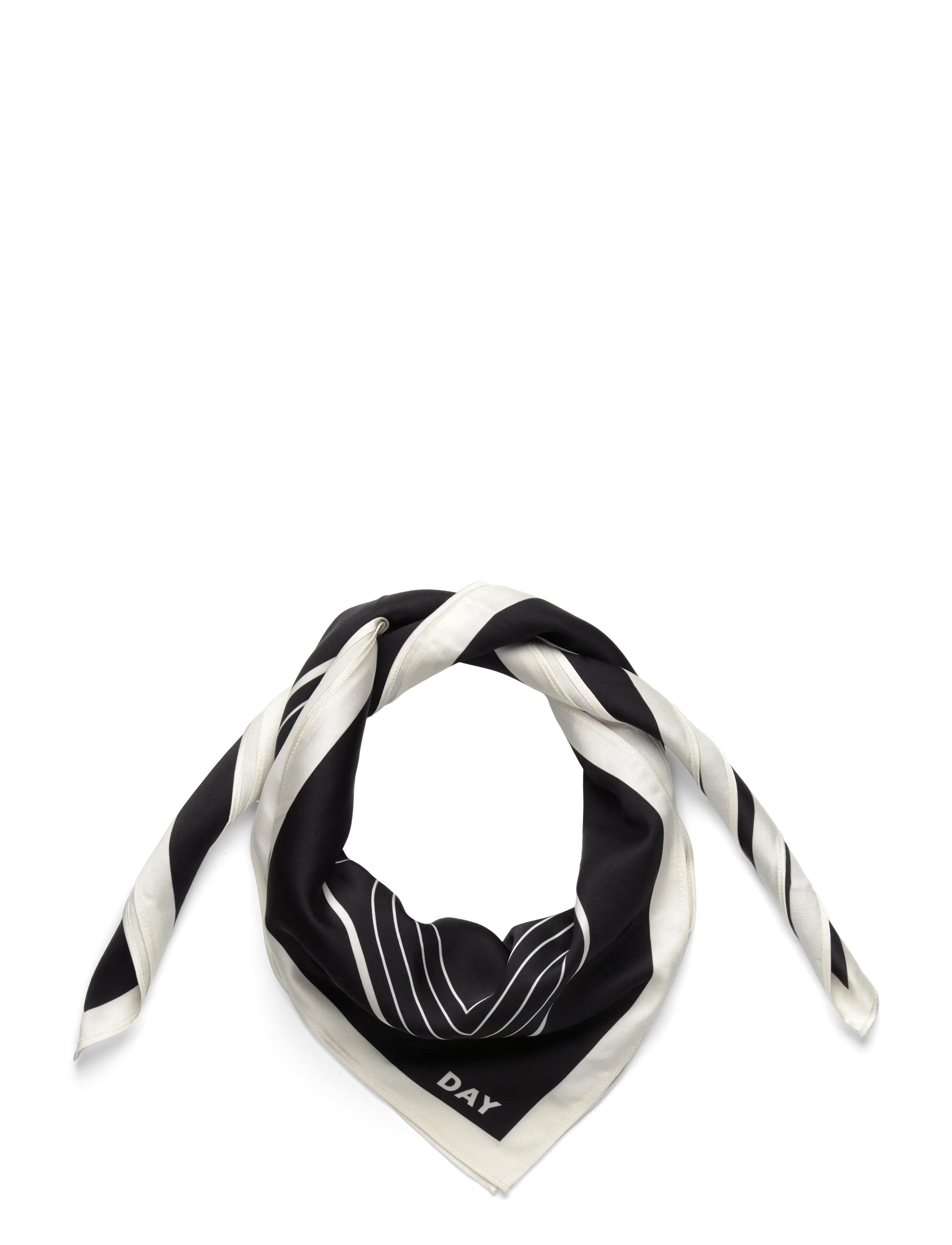 Day Birger et Mikkelsen Sille Medium - Daily Scarf - Accessoarer - BLACK / black