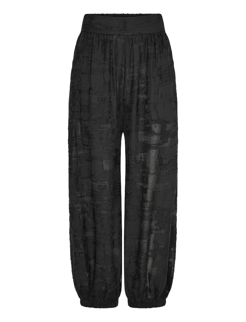 Day Birger et Mikkelsen - Barbo- Jacquard Torn - hosen mit weitem bein - black - 0