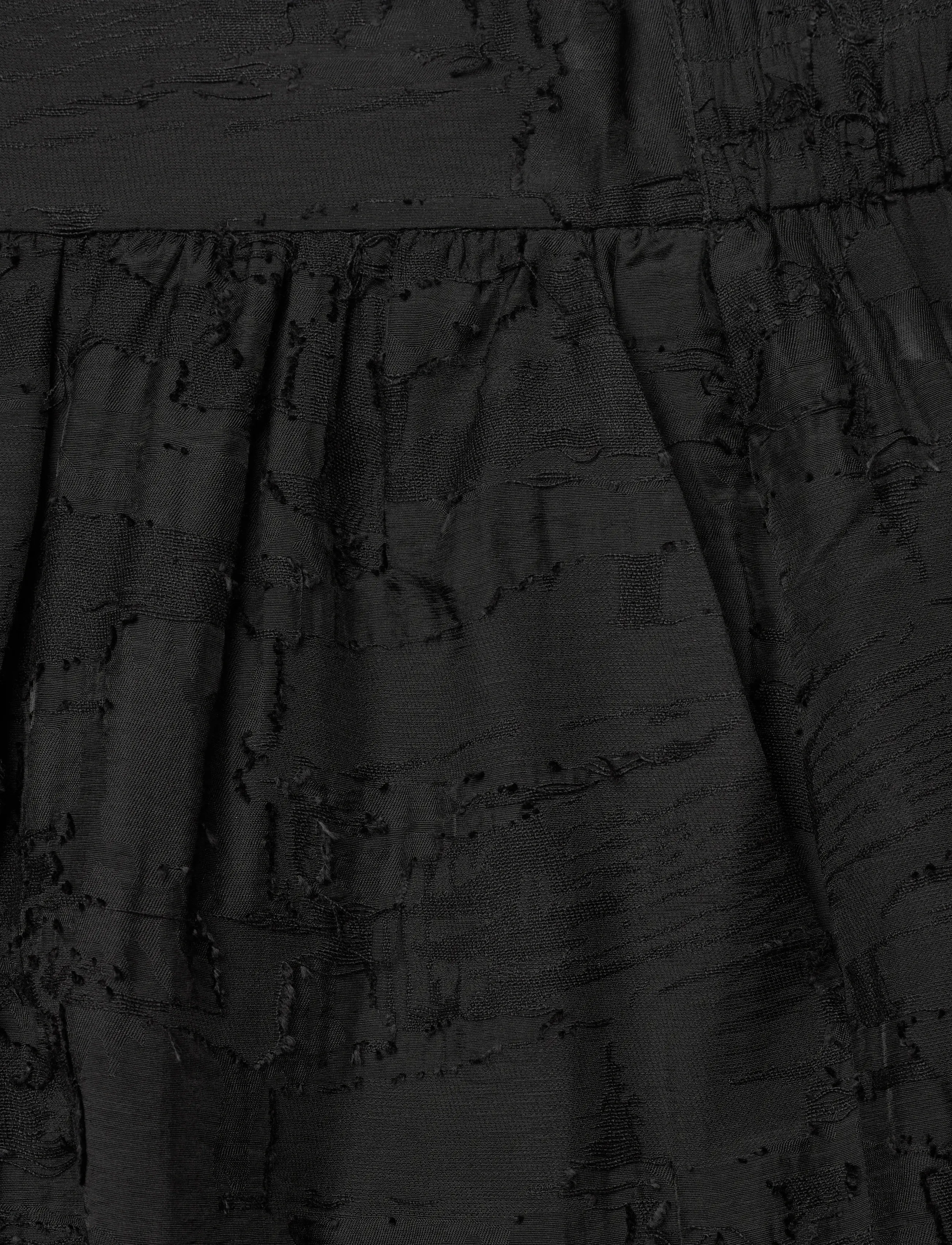 Day Birger et Mikkelsen - Barbo- Jacquard Torn - hosen mit weitem bein - black - 5