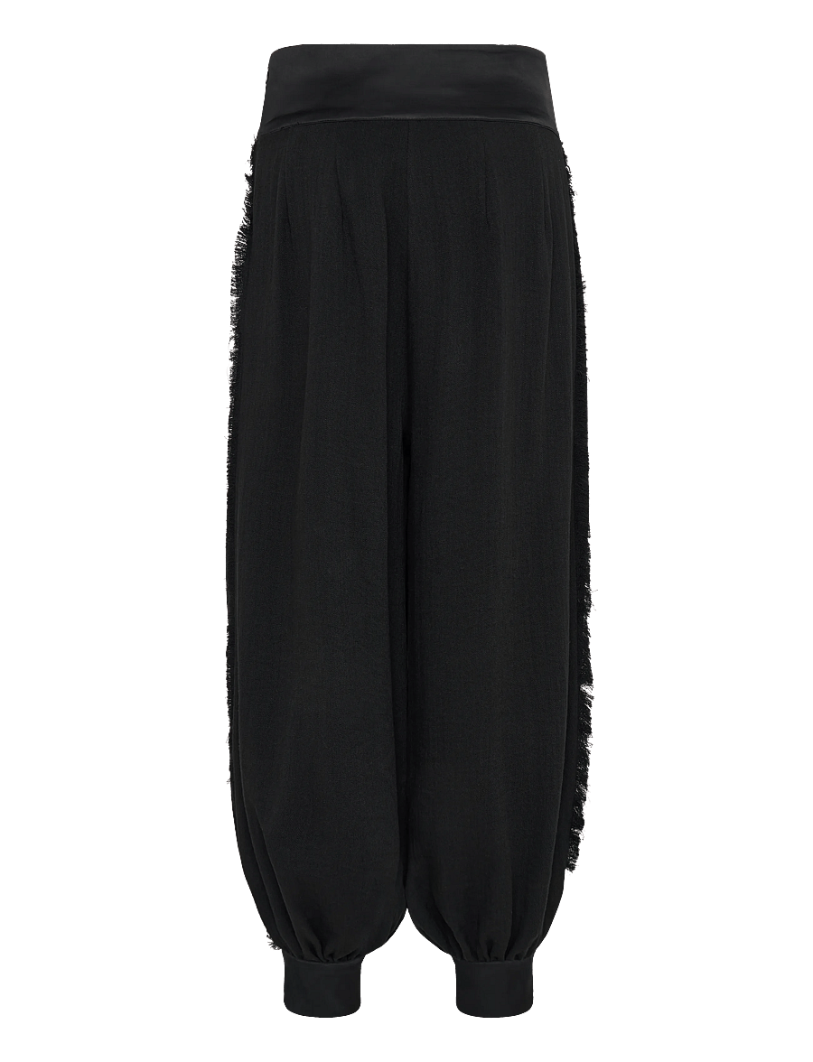 Day Birger et Mikkelsen - Beate - Contrast Linen - leinenhosen - black - 1