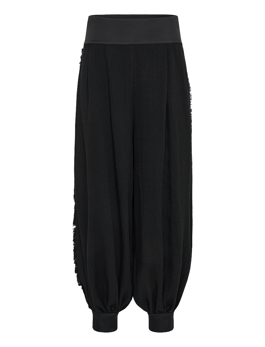 Day Birger et Mikkelsen - Beate - Contrast Linen - leinenhosen - black - 2