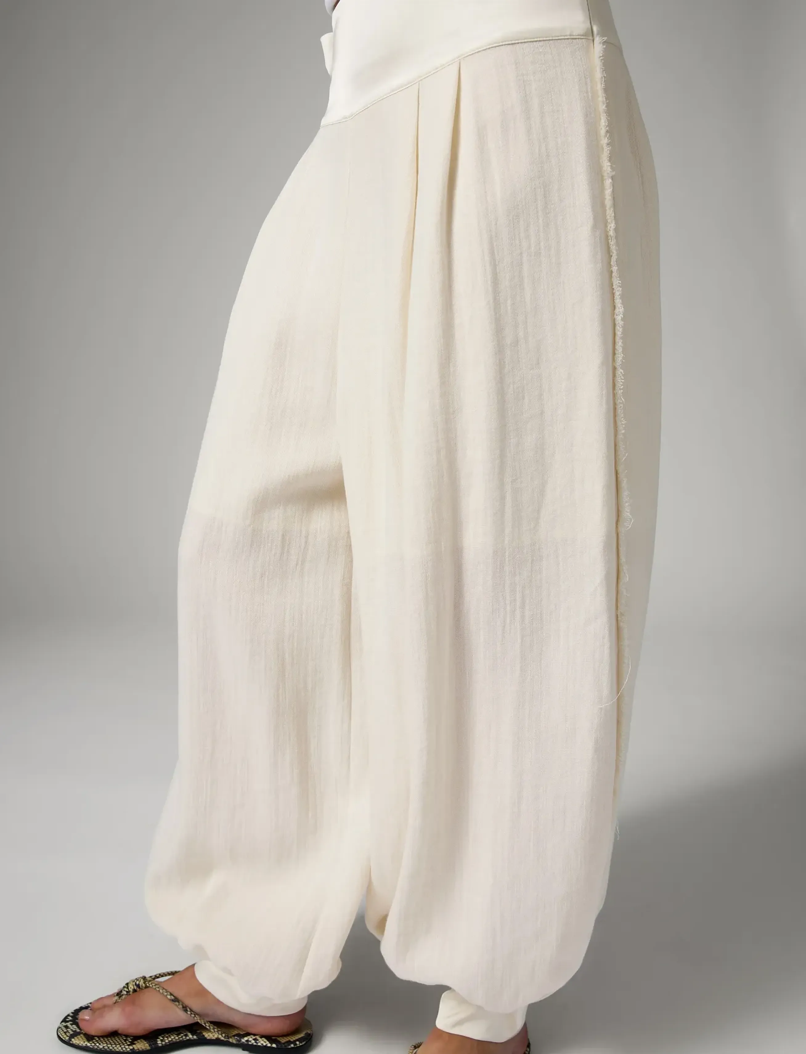 Day Birger et Mikkelsen Beate - Contrast Linen - Tøj - JET STREAM / cream