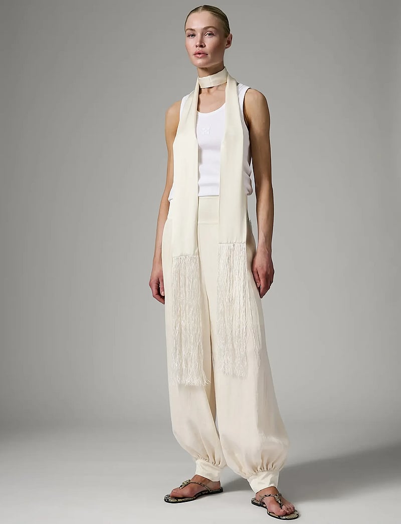 Day Birger et Mikkelsen - Beate - Contrast Linen - leinenhosen - jet stream - 4