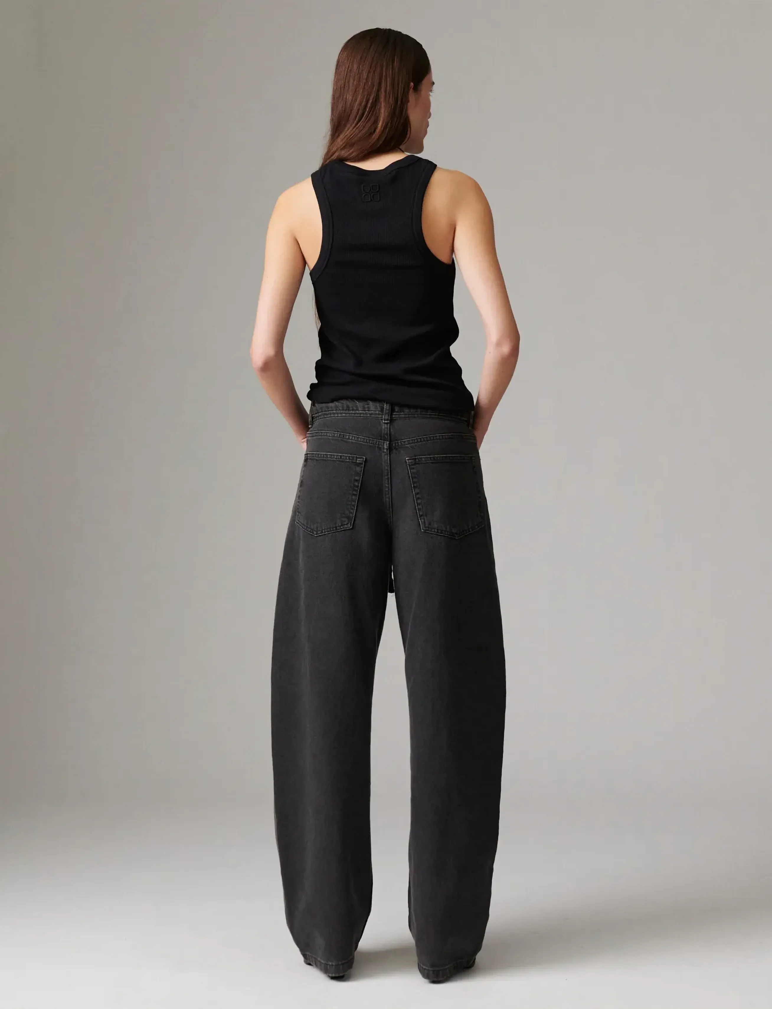 Day Birger et Mikkelsen - Blaire - Black Denim - barrel-farkut - black - 5