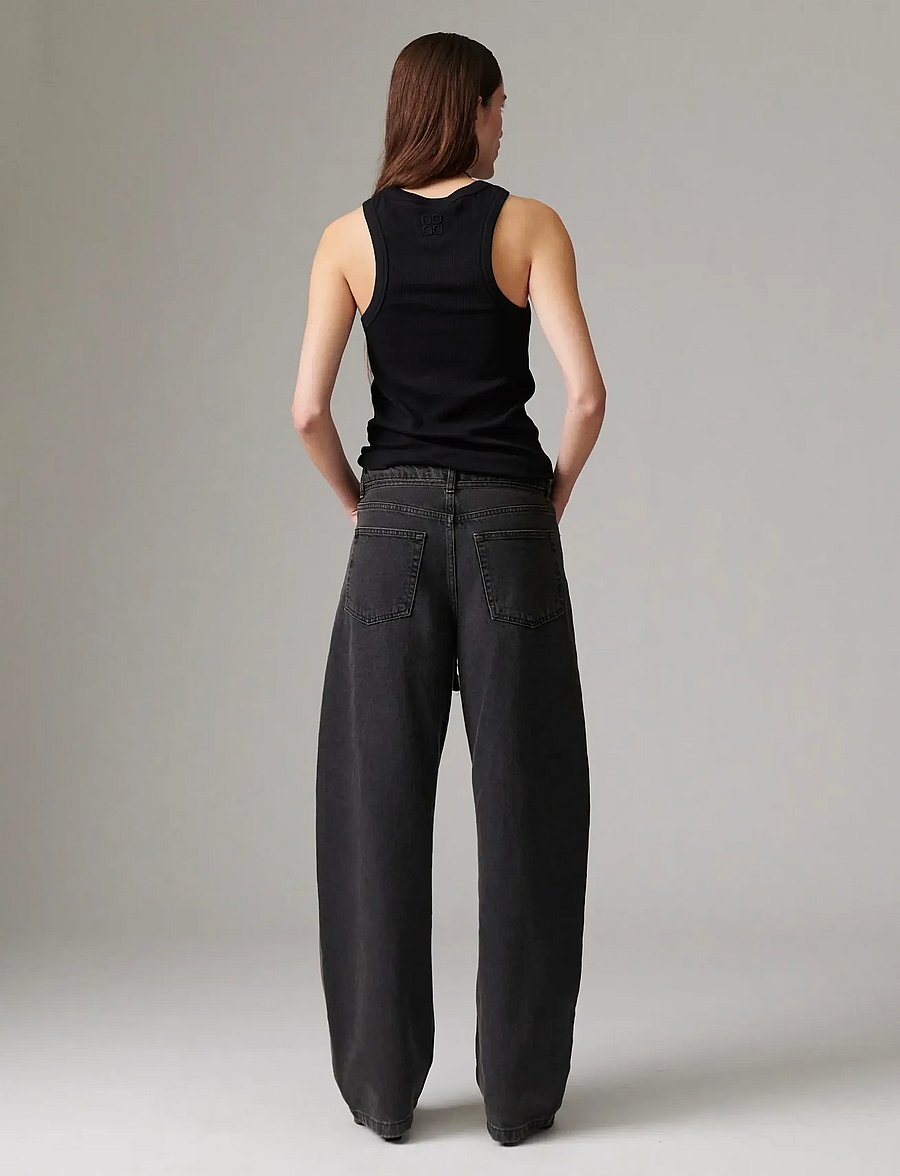 Day Birger et Mikkelsen - Blaire - Black Denim - barrel-farkut - black - 5