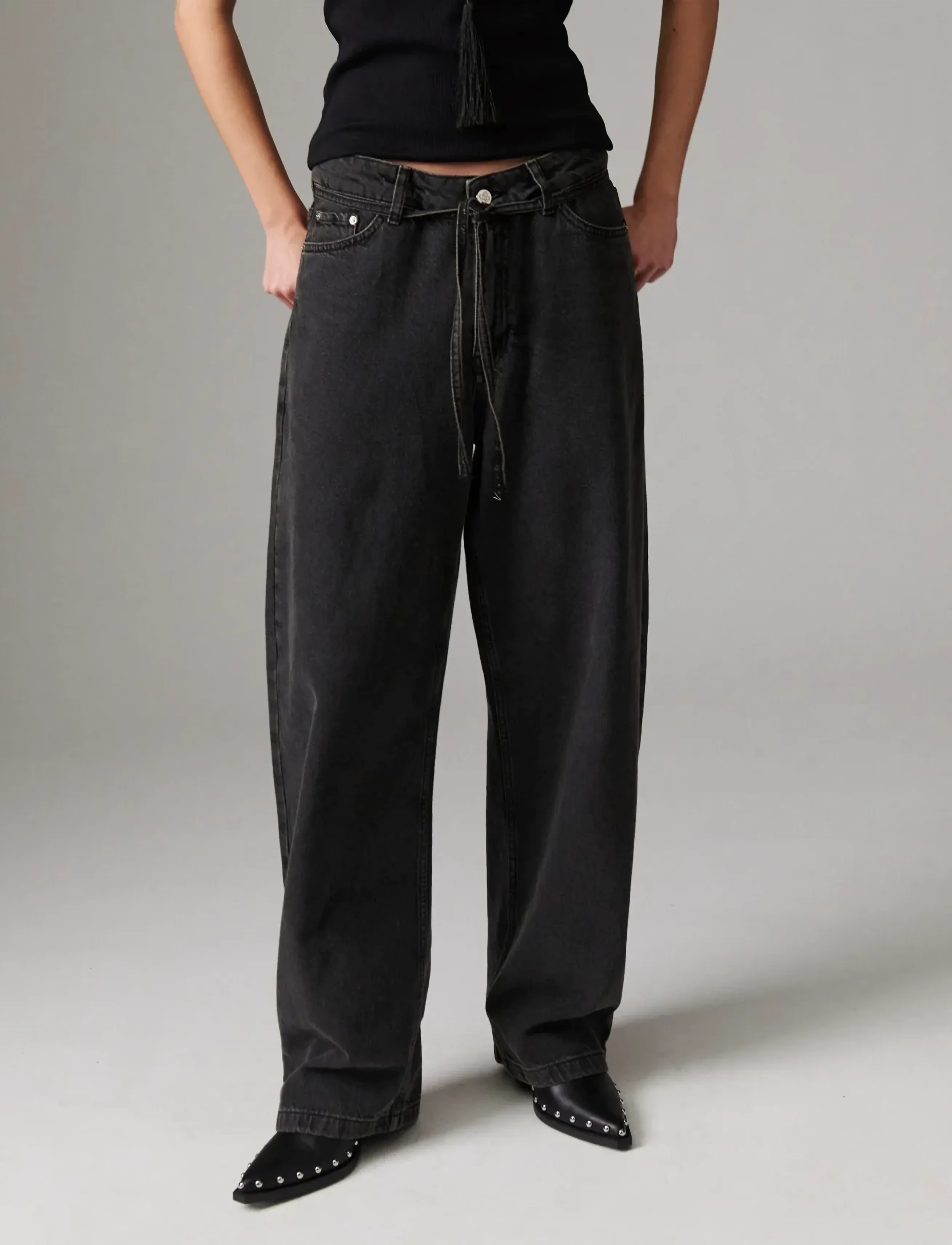 DAY BIRGER ET MIKKELSEN Blaire Black Denim raka jeans dam – bild 2