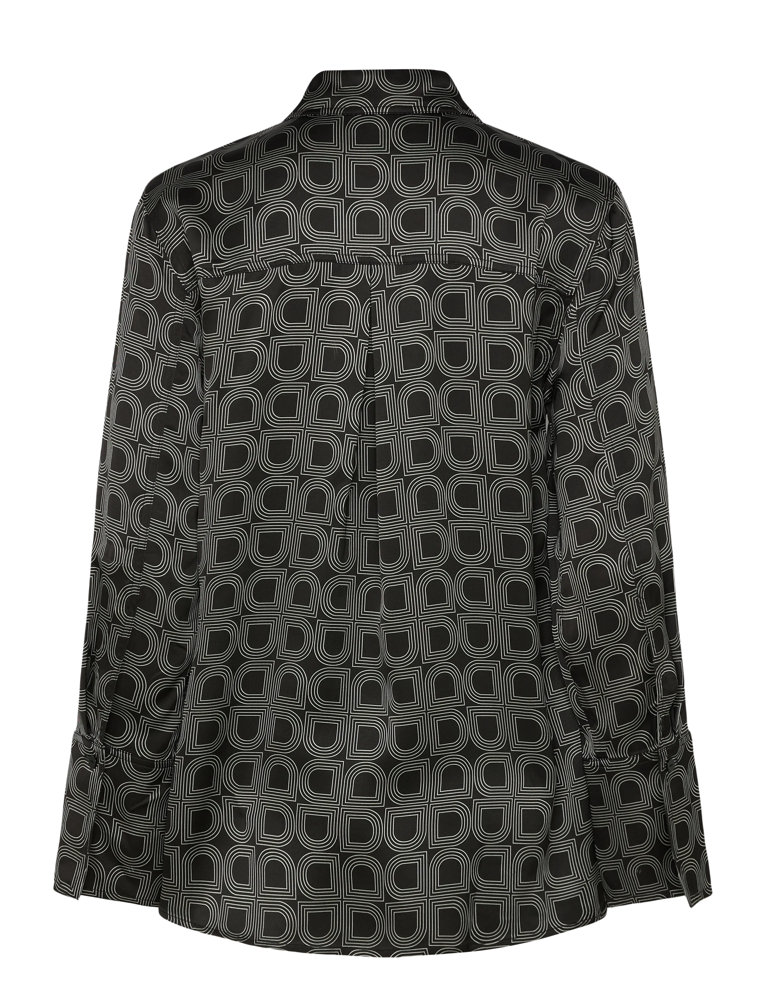 Day Birger et Mikkelsen - Plymo- Fluid Viscose - long-sleeved shirts - black - 2