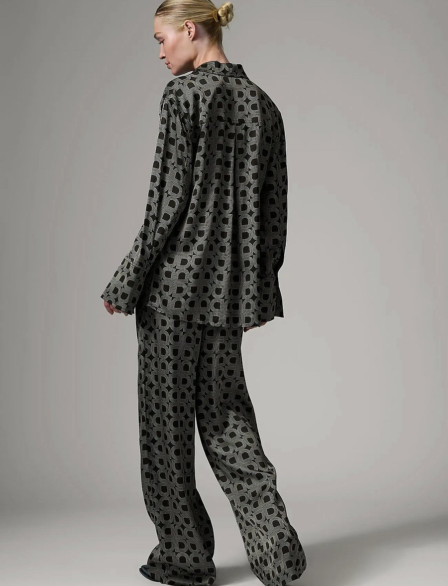 Day Birger et Mikkelsen - Plymo- Fluid Viscose - denimskjorter - black - 5