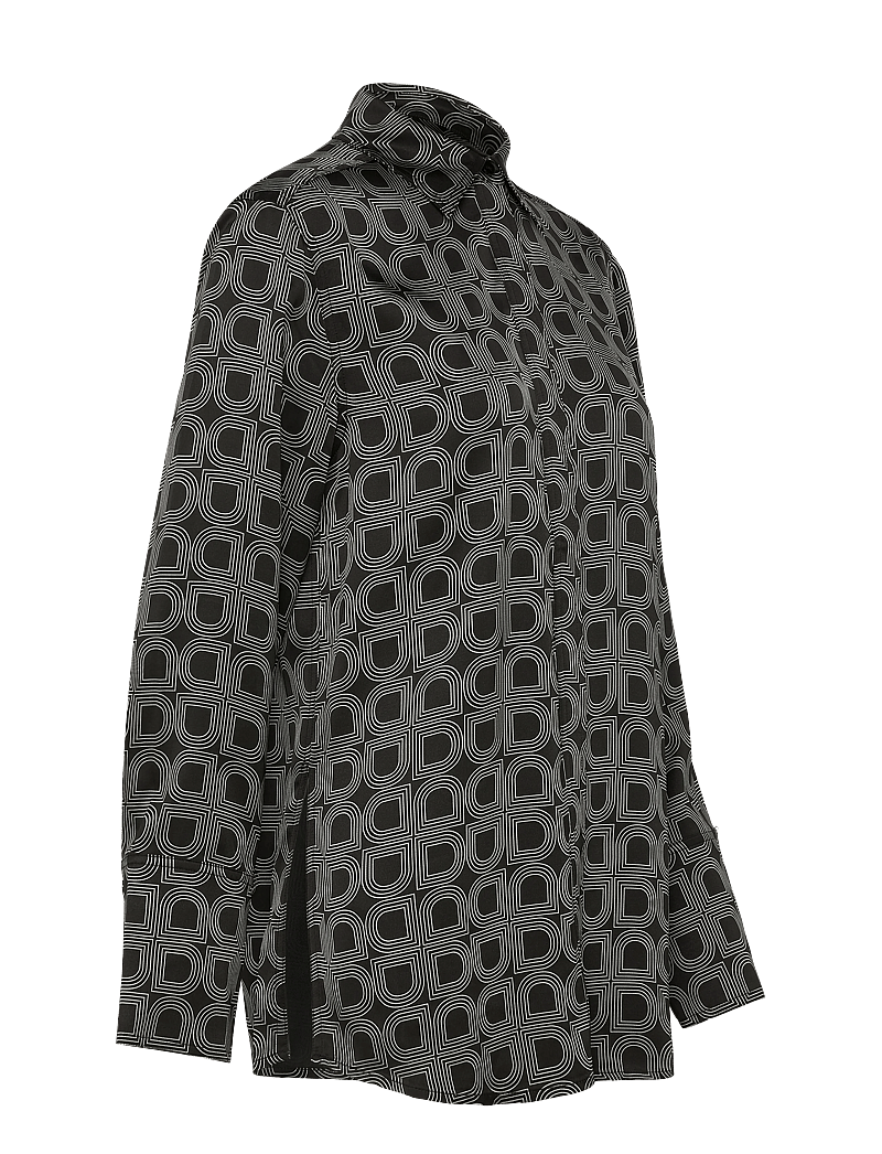 Day Birger et Mikkelsen - Plymo- Fluid Viscose - denim shirts - black - 3