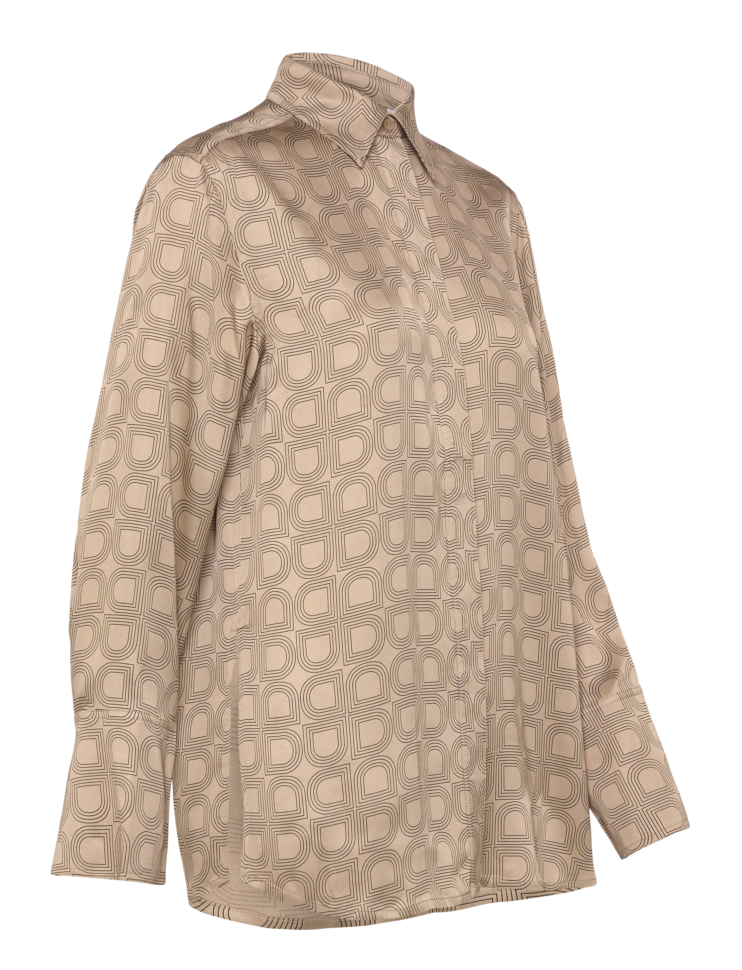 Day Birger et Mikkelsen - Plymo- Fluid Viscose - denimskjorter - humus - 3