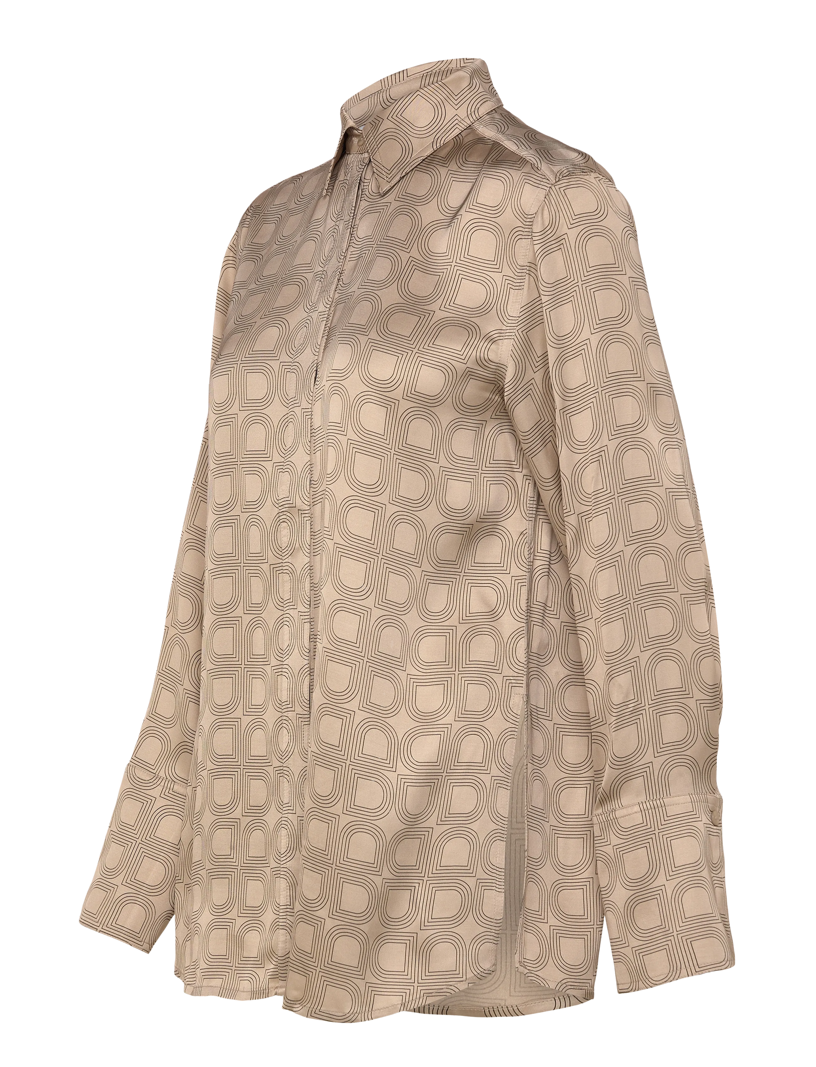 Day Birger et Mikkelsen - Plymo- Fluid Viscose - denimskjorter - humus - 4