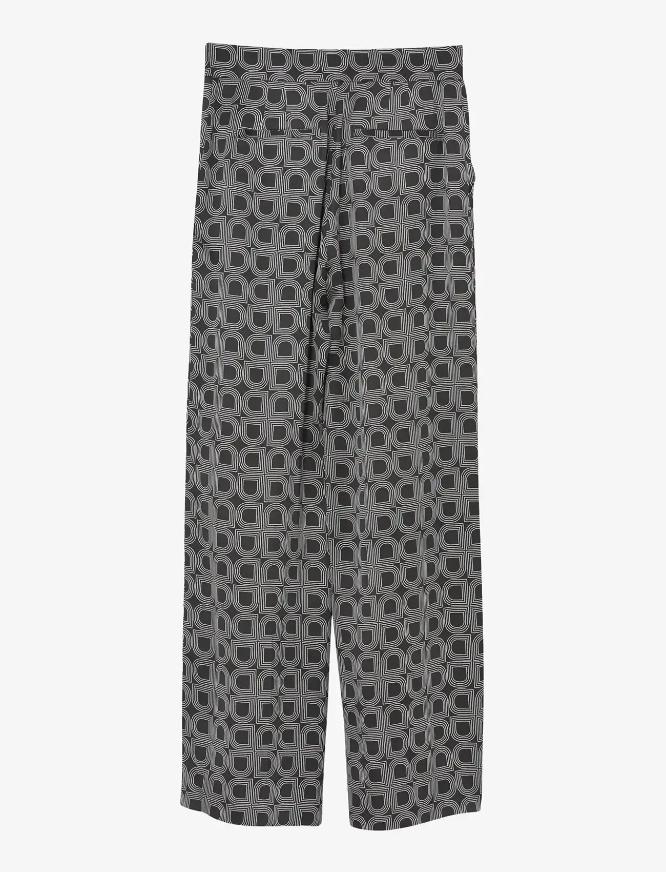 Day Birger et Mikkelsen - Phoebe - Fluid Viscose - laia säärega püksid - black - 3