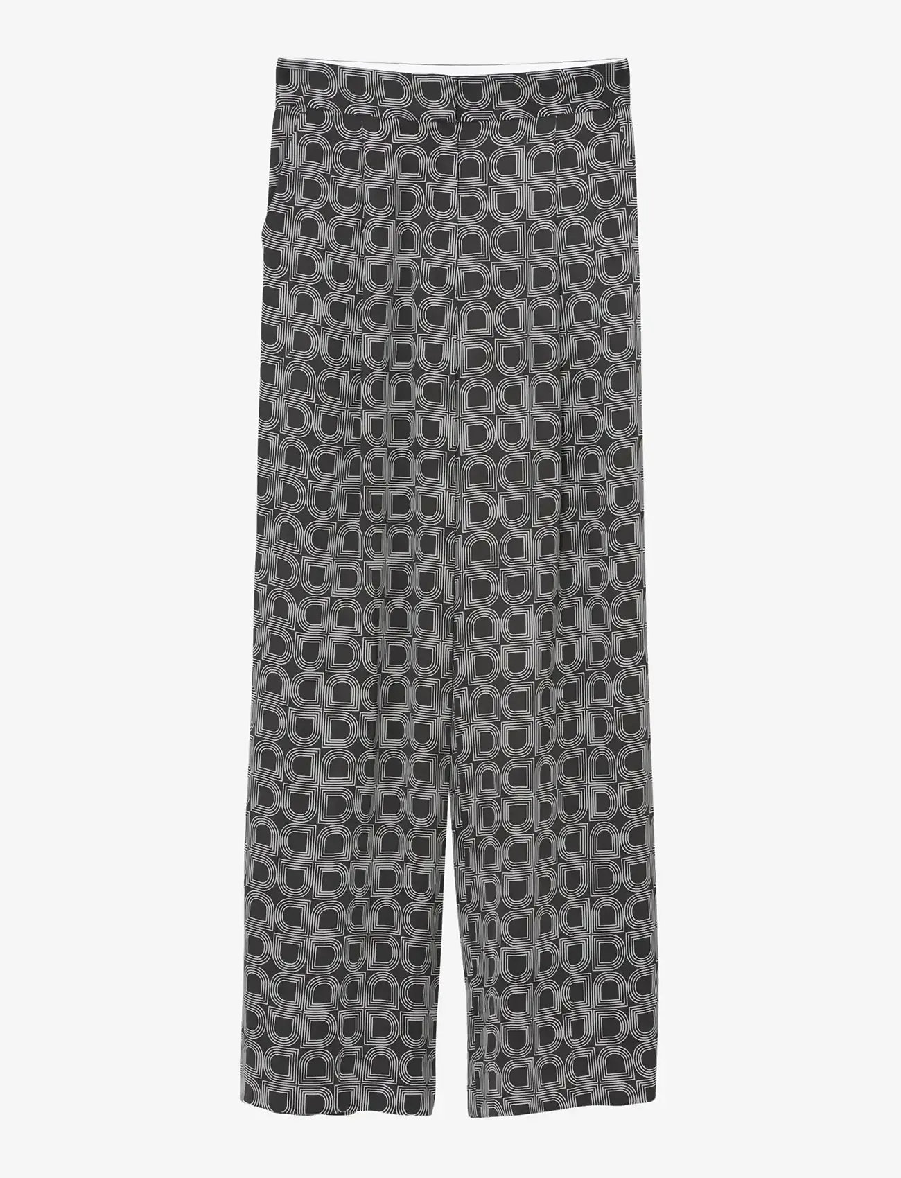 Day Birger et Mikkelsen - Phoebe - Fluid Viscose - laia säärega püksid - black - 4