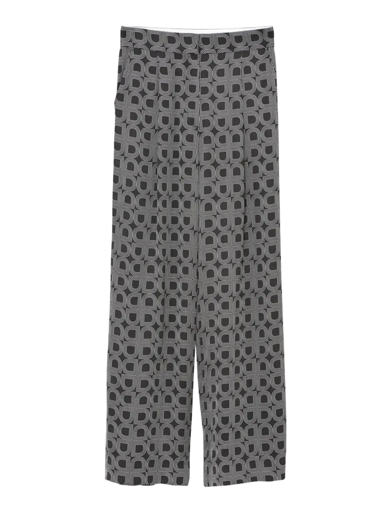 Day Birger et Mikkelsen - Phoebe - Fluid Viscose - laia säärega püksid - black - 4