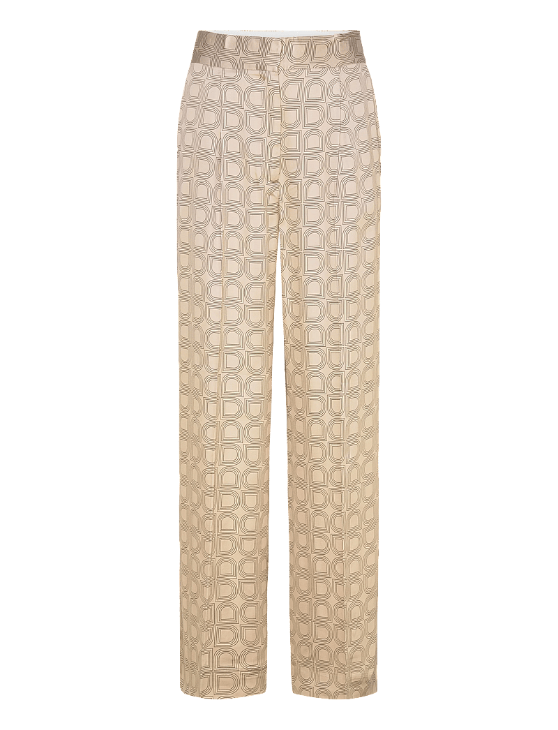 Day Birger et Mikkelsen - Phoebe - Fluid Viscose - laia säärega püksid - humus - 1