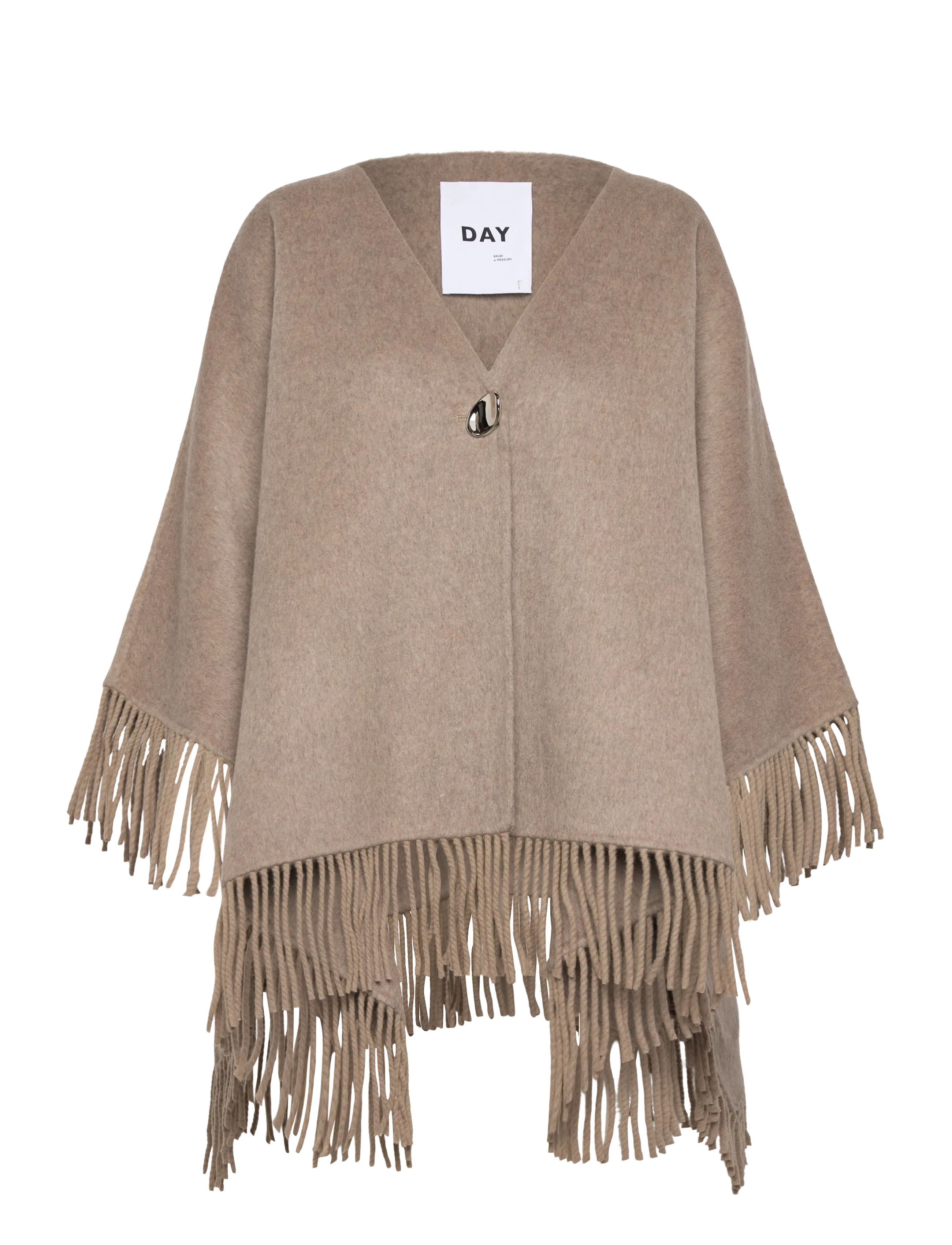DAY BIRGER ET MIKKELSEN Sybil Fringes - Double Faced Wolle Beige - One Size - Damen