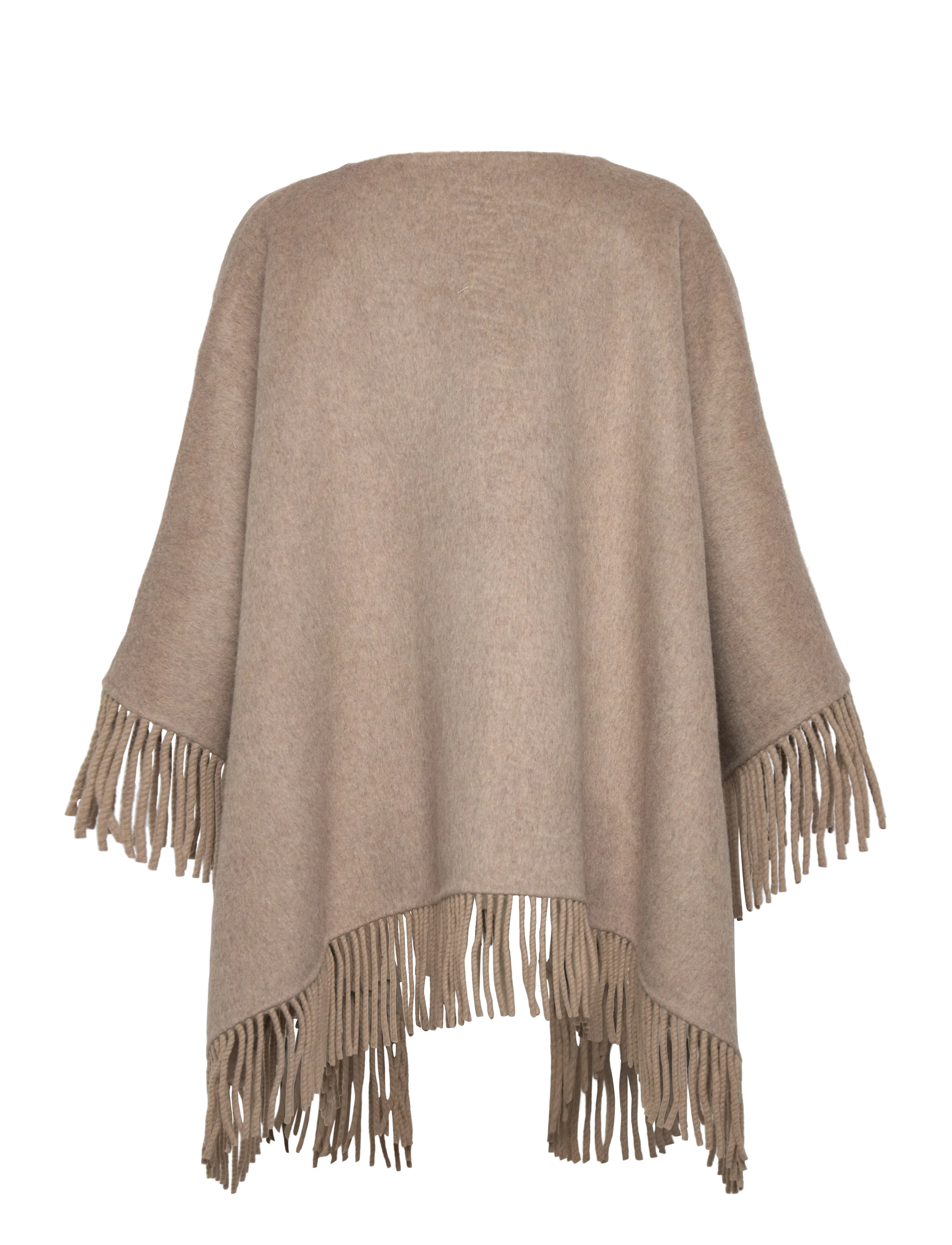 Day Birger et Mikkelsen - Sybil Fringes - Double Faced Wool - frühlingsjacken - beige melange - 2
