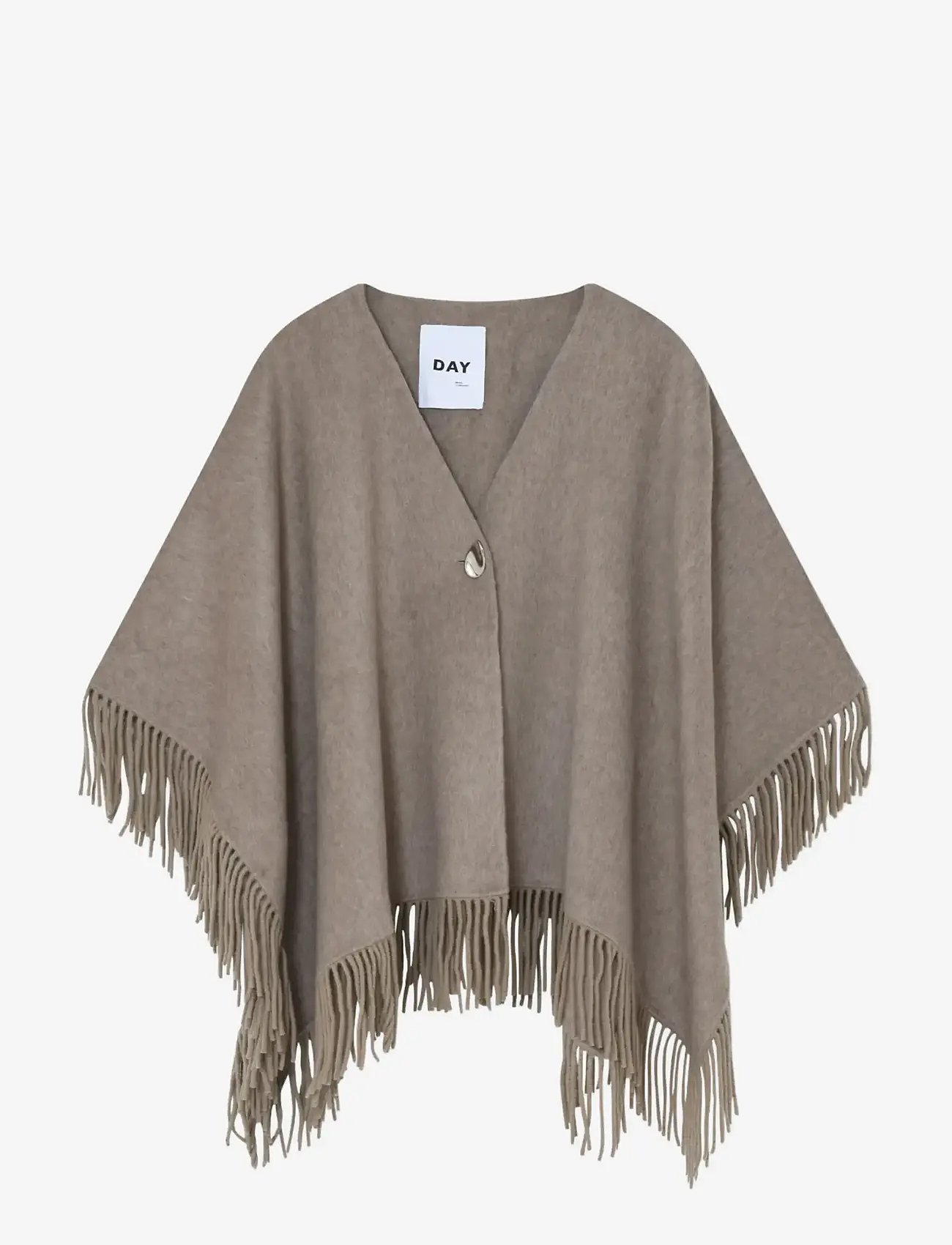 Day Birger et Mikkelsen - Sybil Fringes - Double Faced Wool - spring jackets - beige melange - 3