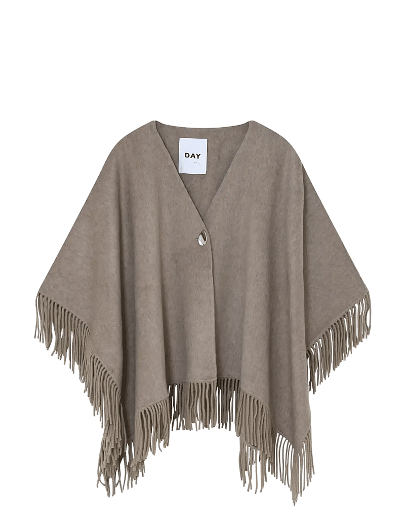 Day Birger et Mikkelsen - Sybil Fringes - Double Faced Wool - spring jackets - beige melange - 3
