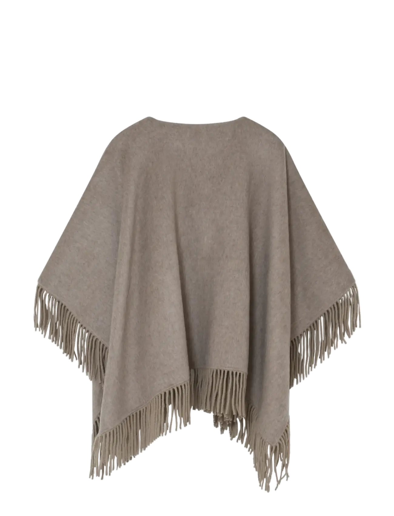 Day Birger et Mikkelsen - Sybil Fringes - Double Faced Wool - frühlingsjacken - beige melange - 4