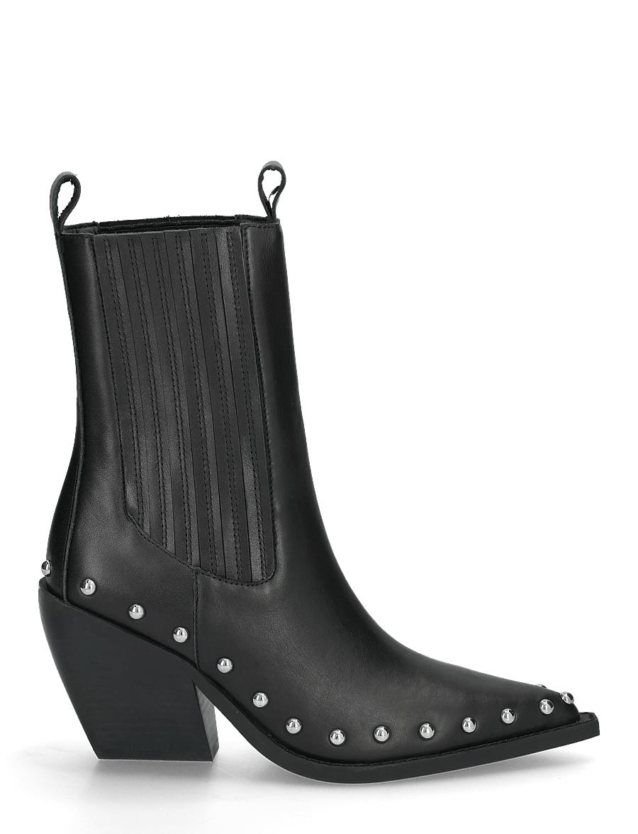 Day Birger et Mikkelsen - Jorja Studs - Pistol Boot - stiefeletten mit absatz - black - 2