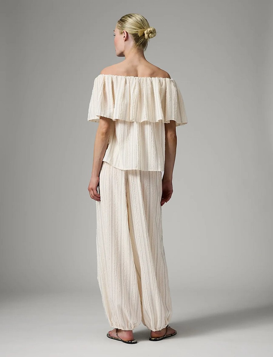 Day Birger et Mikkelsen - Harsha - Raw Stripes - hosen mit geradem bein - jet stream - 3