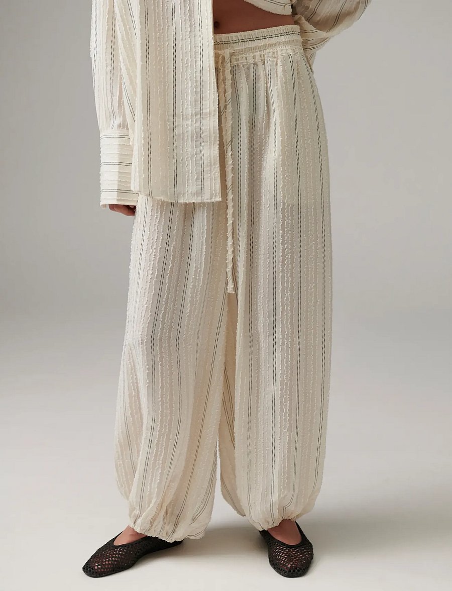 Day Birger et Mikkelsen - DAYHarsha - Raw Stripes - barrelbyxor - jet stream - 4