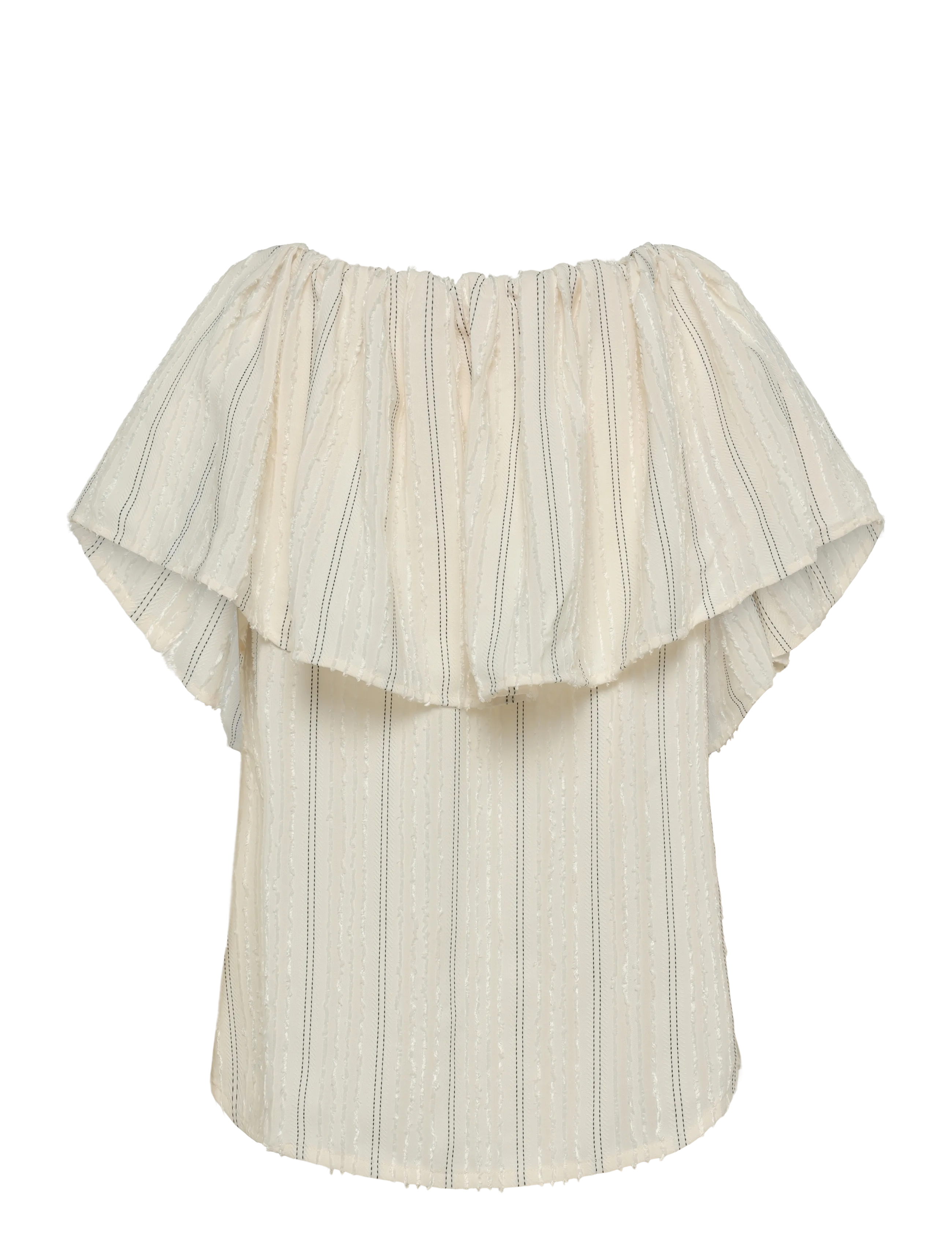 Day Birger et Mikkelsen - Hera - Raw Stripes - kortärmade blusar - jet stream - 2