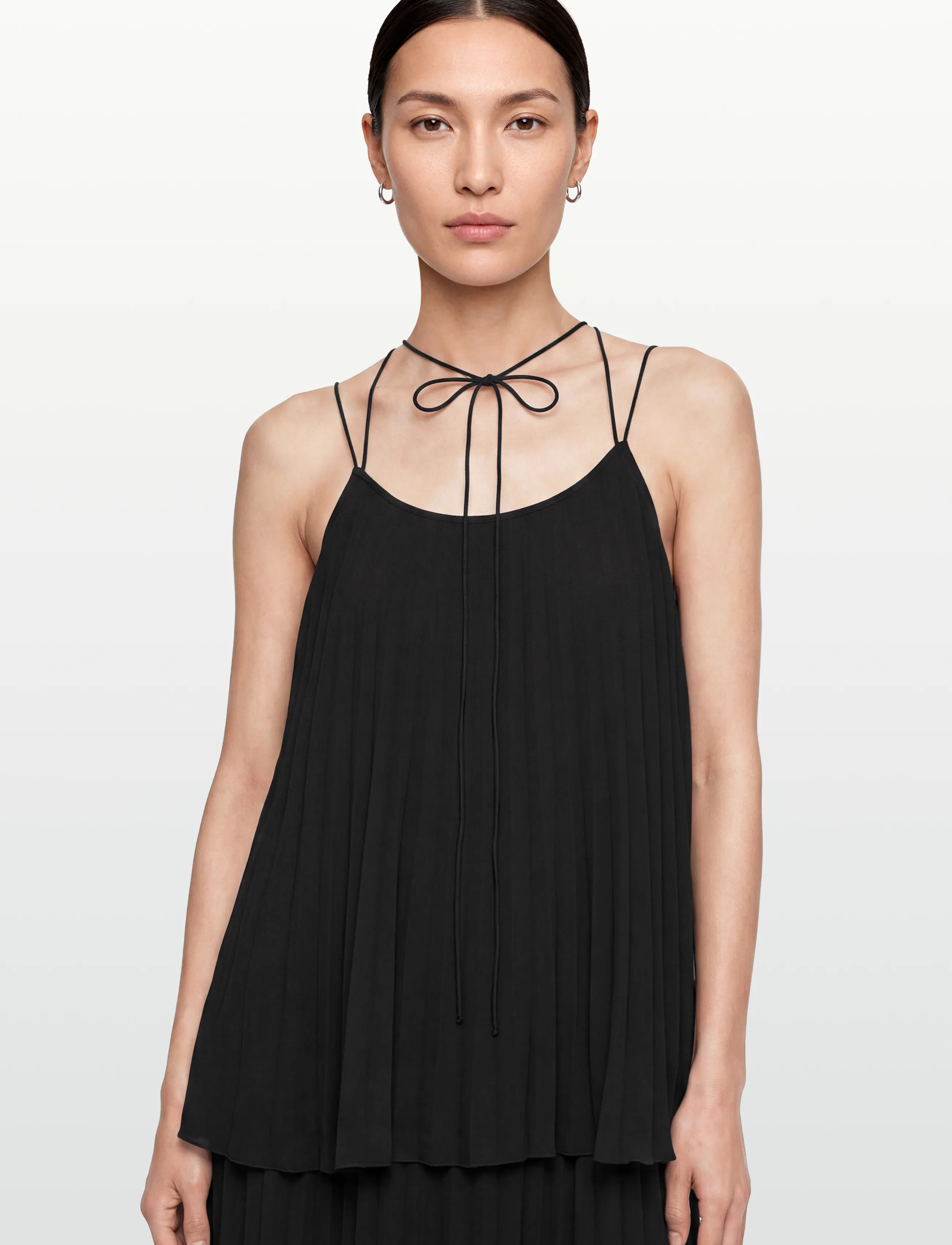 Day Birger et Mikkelsen - Isaac - Chiffon Plisse - sukienki maxi - black - 3