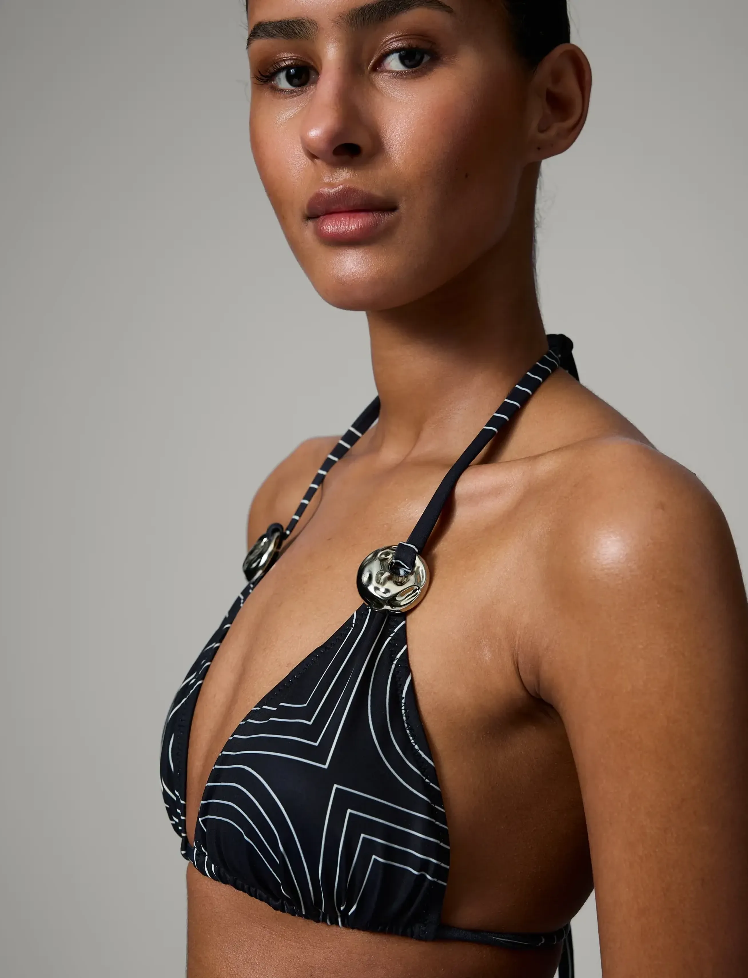 Day Birger et Mikkelsen Portia -Swimmy, XS, Bikini Unterteile, Schwarz - Side-tie Bikinis, Frauen