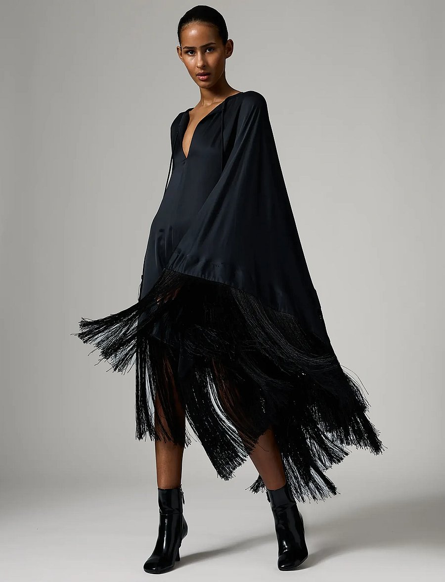 Day Birger et Mikkelsen - Saxon- Fluid Viscose - tuniken - black - 4