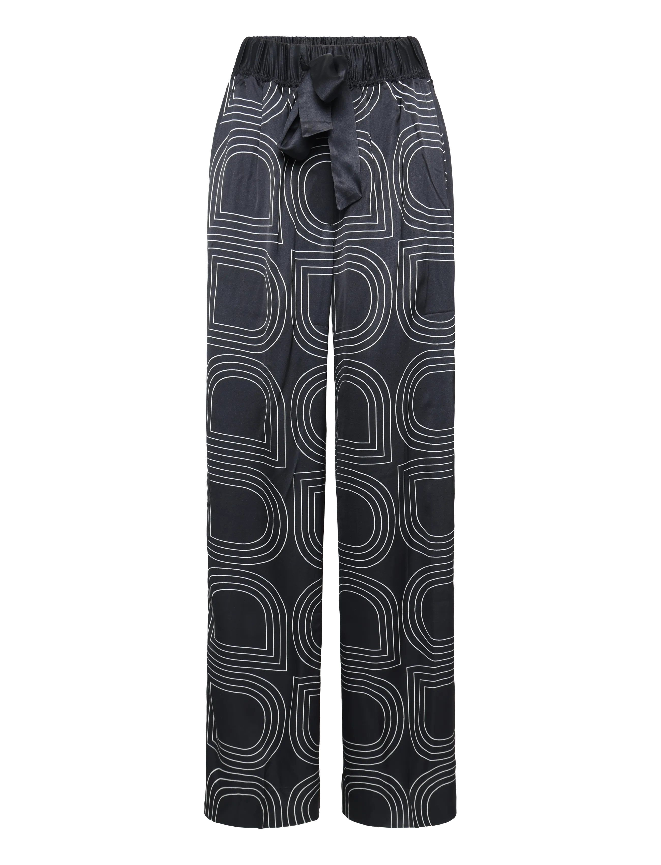 Day Birger et Mikkelsen Posey- Fluid Viscose - Hosen - BLACK / black