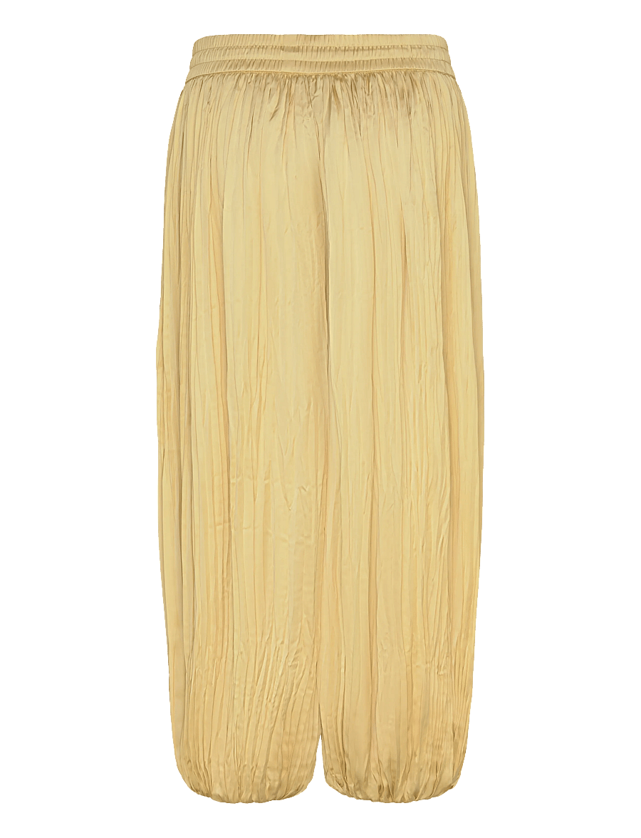 Day Birger et Mikkelsen - Barbo - Crinkled Surface - „barrel“ silueto kelnės - straw - 2