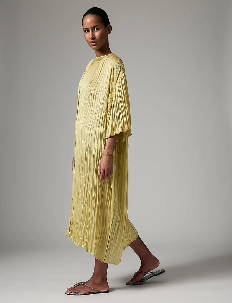 Day Birger et Mikkelsen - Aruna - Crinkled Surface - festkjoler - straw - 5