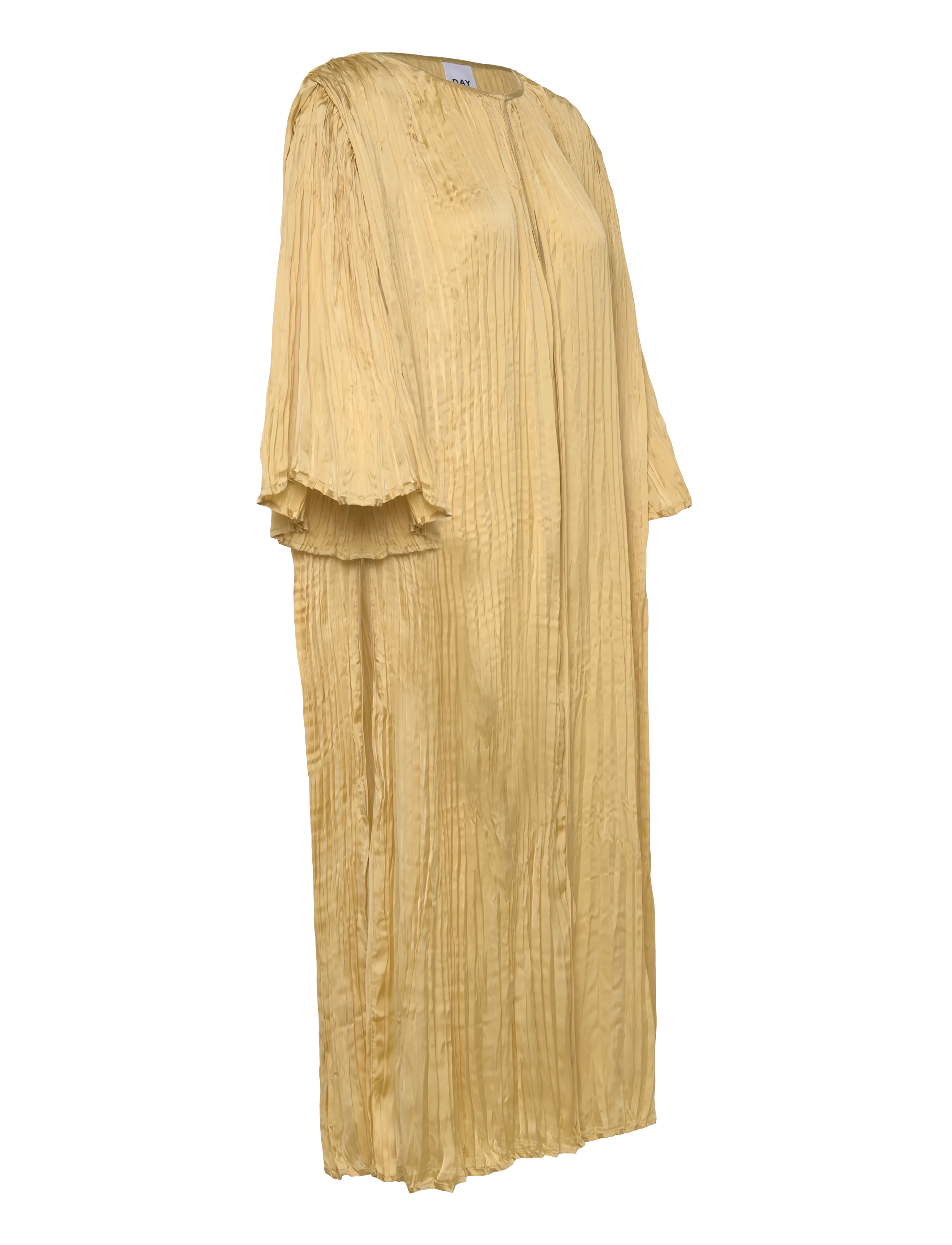 Day Birger et Mikkelsen - Aruna - Crinkled Surface - midikleider - straw - 3