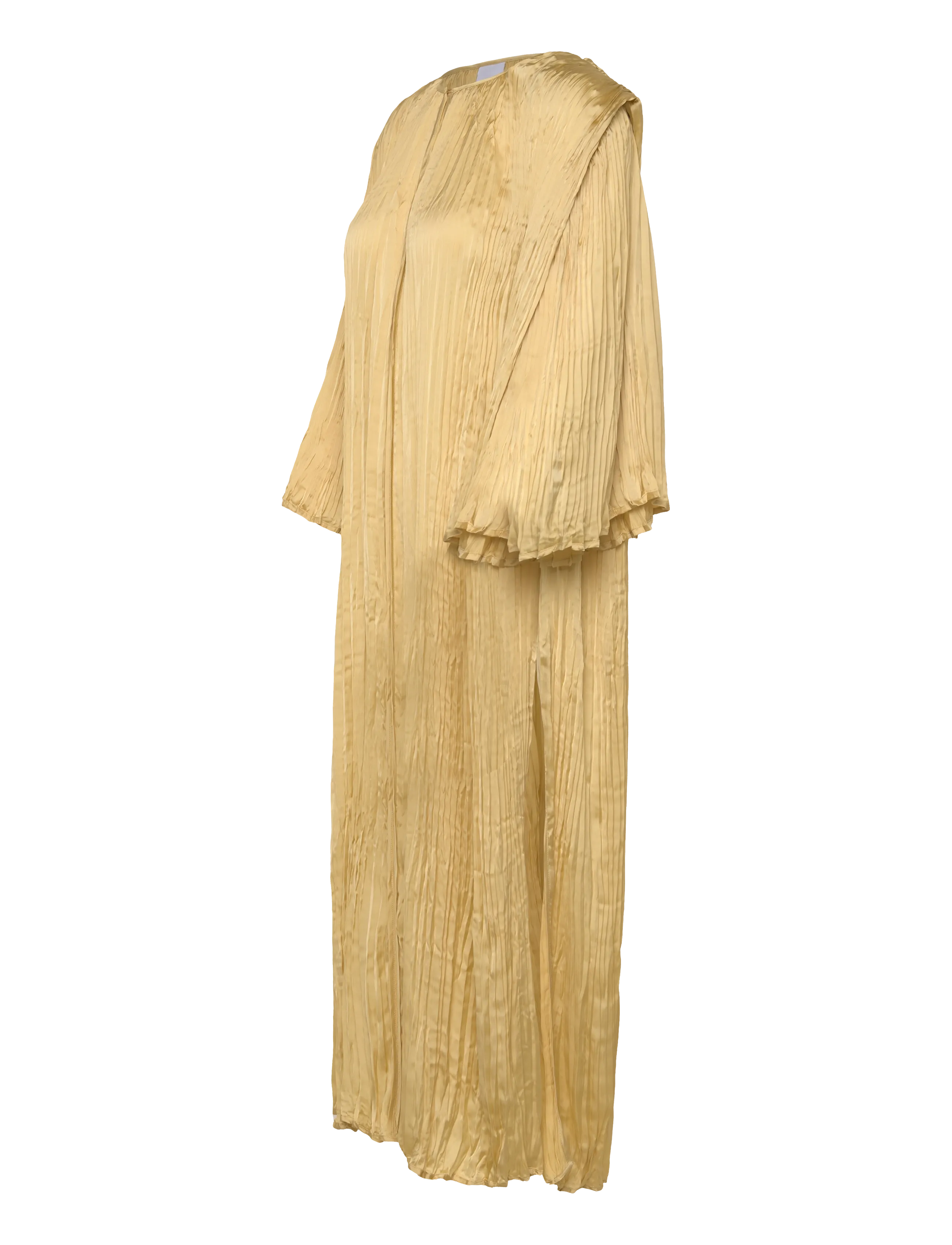 Day Birger et Mikkelsen - Aruna - Crinkled Surface - midikleider - straw - 4