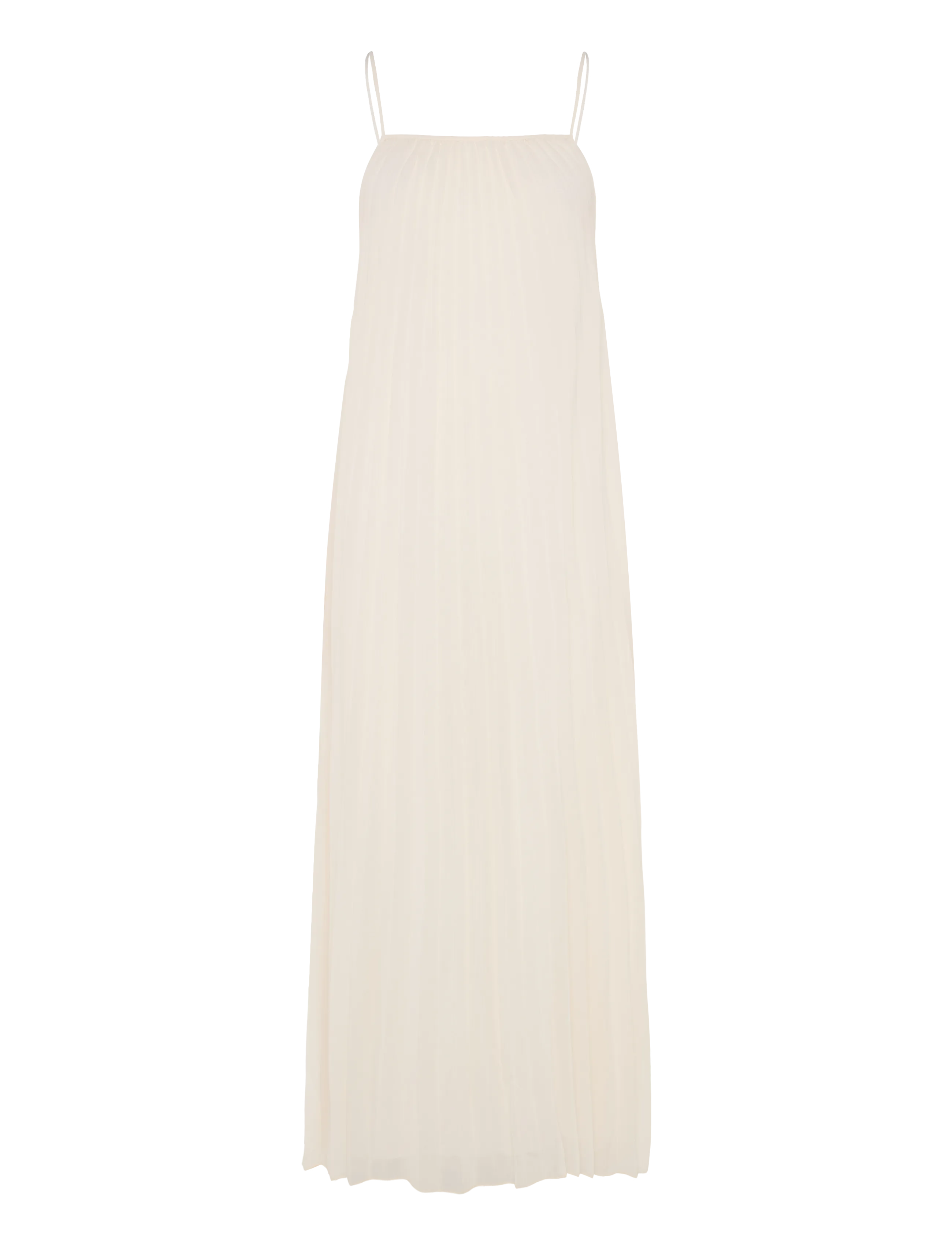 Day Birger et Mikkelsen Rona - Chiffon Plisse - Kleidung - JET STREAM / cream