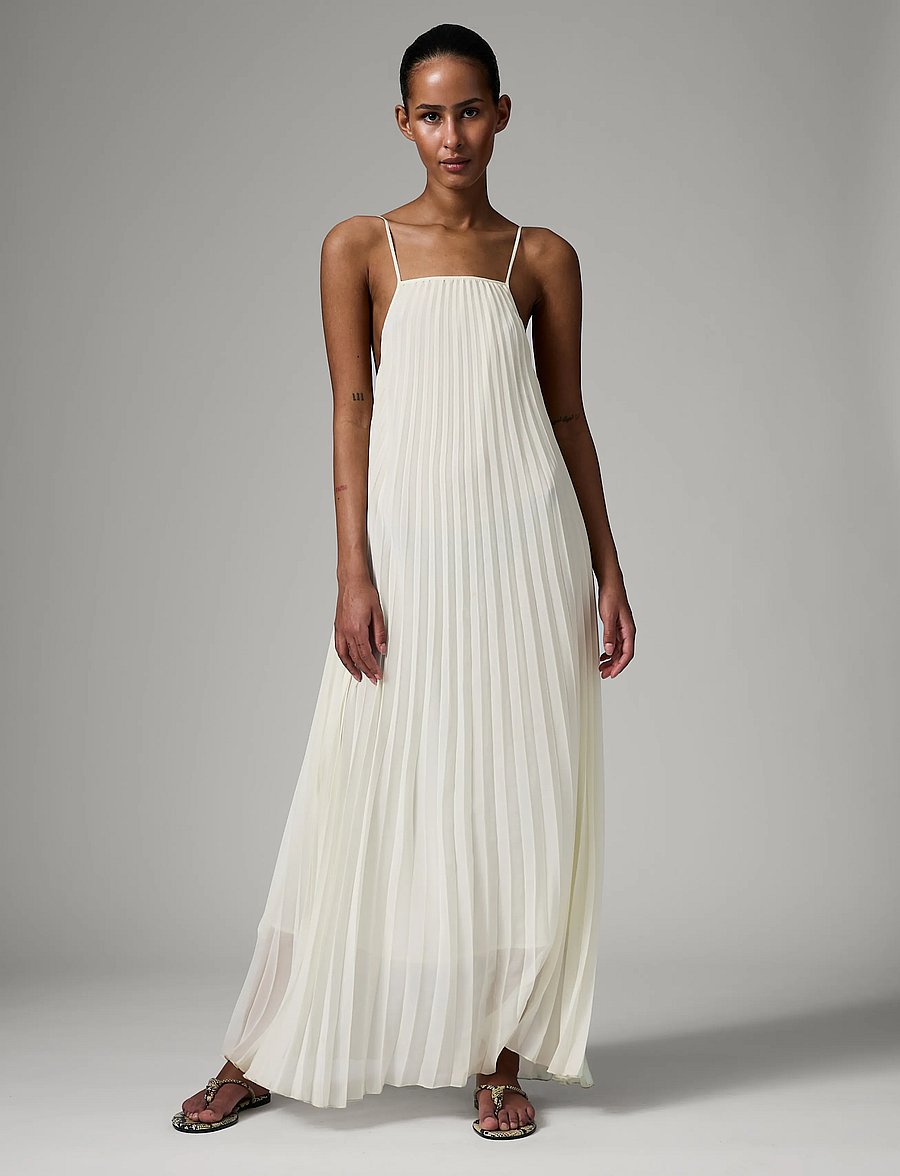 Day Birger et Mikkelsen - Rona - Chiffon Plisse - aftenkjoler - jet stream - 0